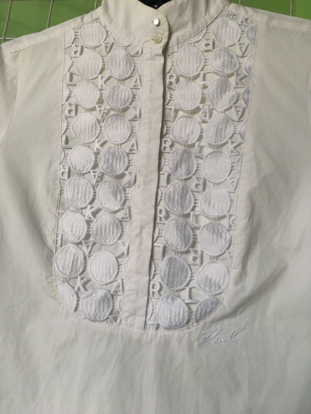 Karl Lagerfeld Karl Lagerfeld Button Shirt Size S / US 4 / IT 40 - 2 Thumbnail