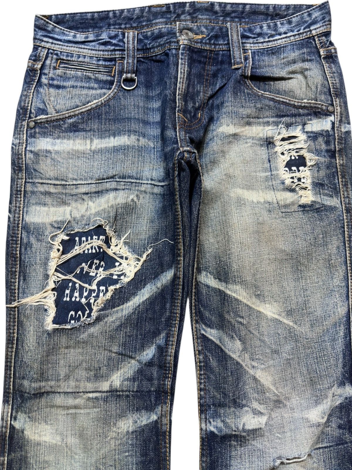 Nicole Club Vintage Hideaways By Nicole Flare Grung Bondage Denim Size US 31 - 2 Thumbnail