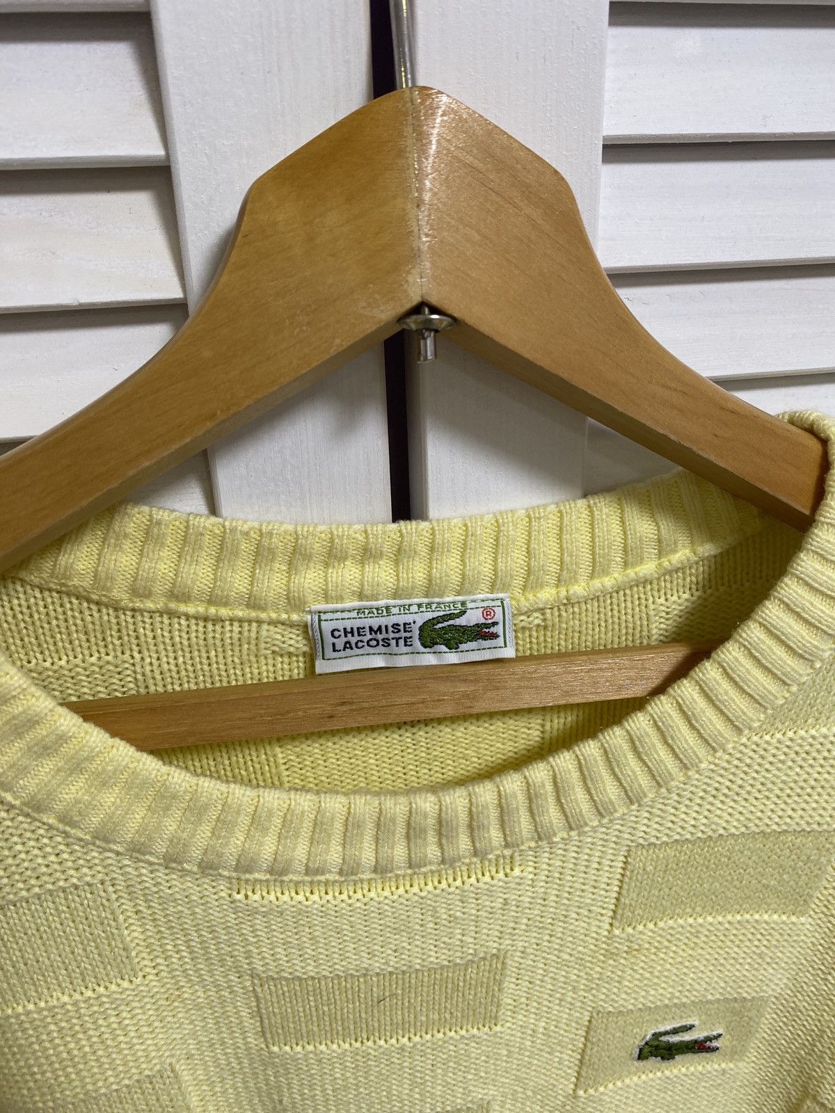 Lacoste Vintage Knitwear Sweater Lacoste Lemon Logo Cable Chunky Size US M / EU 48-50 / 2 - 6 Thumbnail