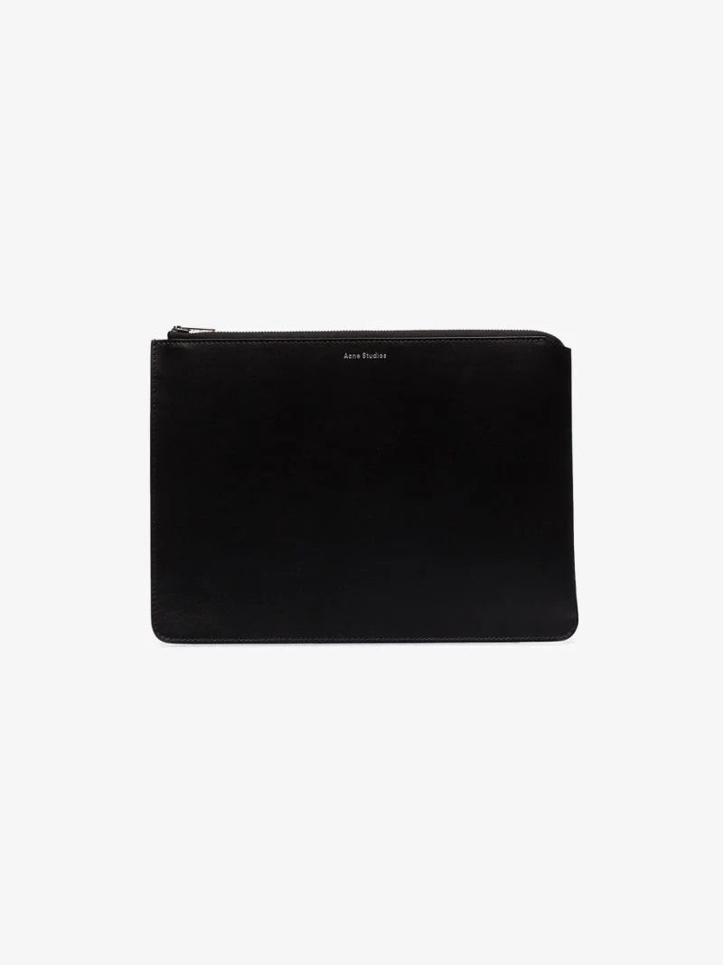 Acne Studios o1mle0325 Size: OS / Unisex Malachite Pouch in Black Size ONE SIZE - 1 Preview