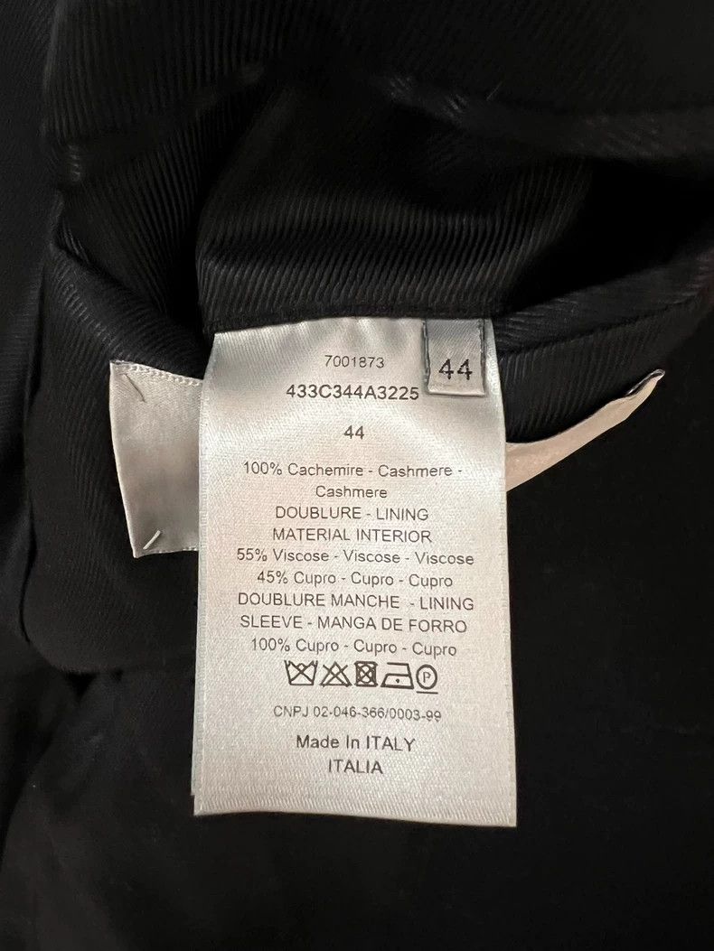 Dior Dior Men's cashmere coat 2502-Nextarrow Size US S / EU 44-46 / 1 - 7 Thumbnail