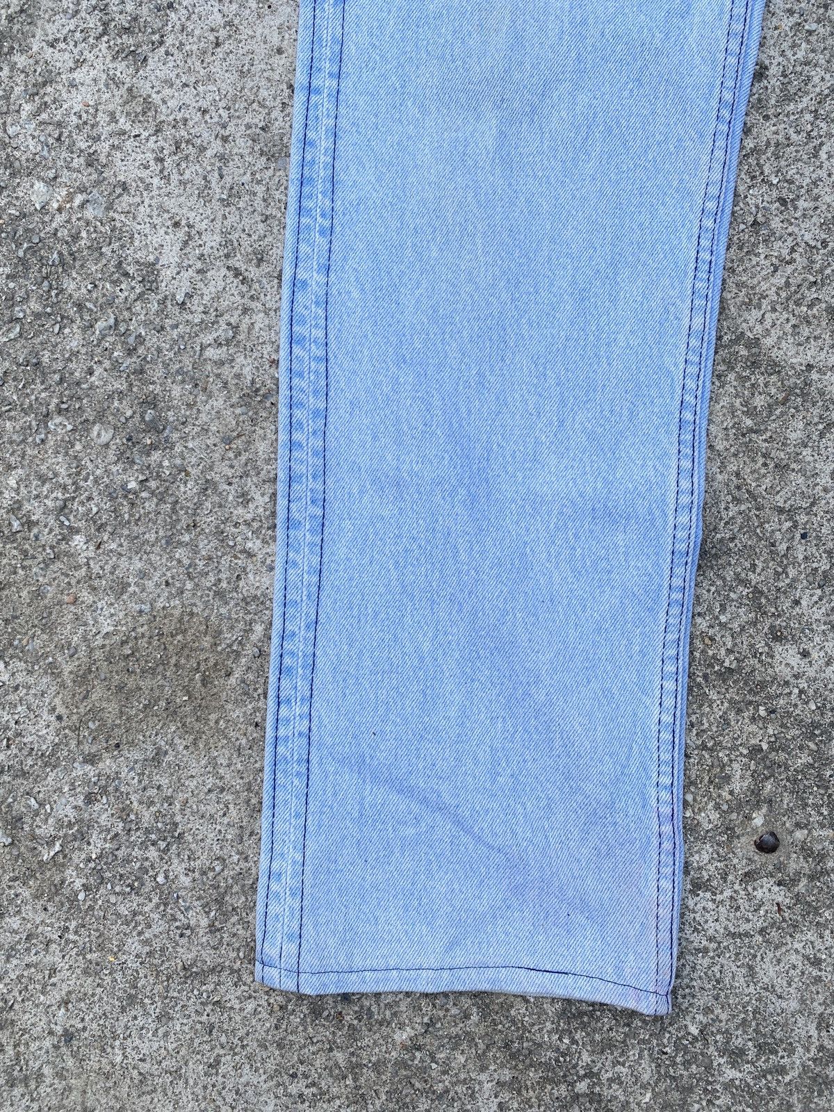 Nike × Vintage 1990s - Nike Light Wash Jeans Wear Size US 31 - 4 Thumbnail