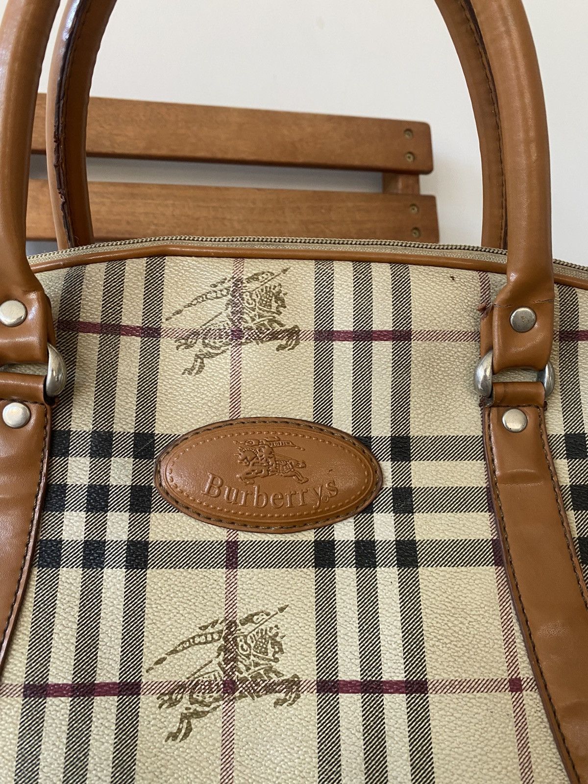 Burberry Vintage Burberry Handle Bag Size ONE SIZE - 2 Thumbnail