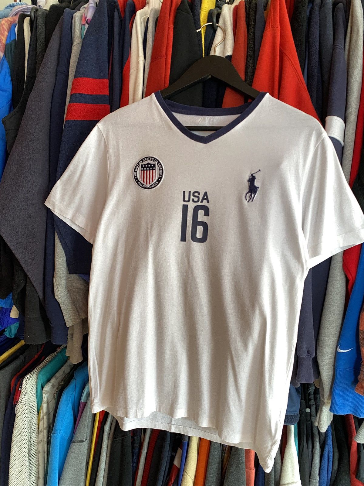 Polo Ralph Lauren POLO RALPH LAUREN USA T-SHIRT Y2k Size US M / EU 48-50 / 2 - 2 Thumbnail