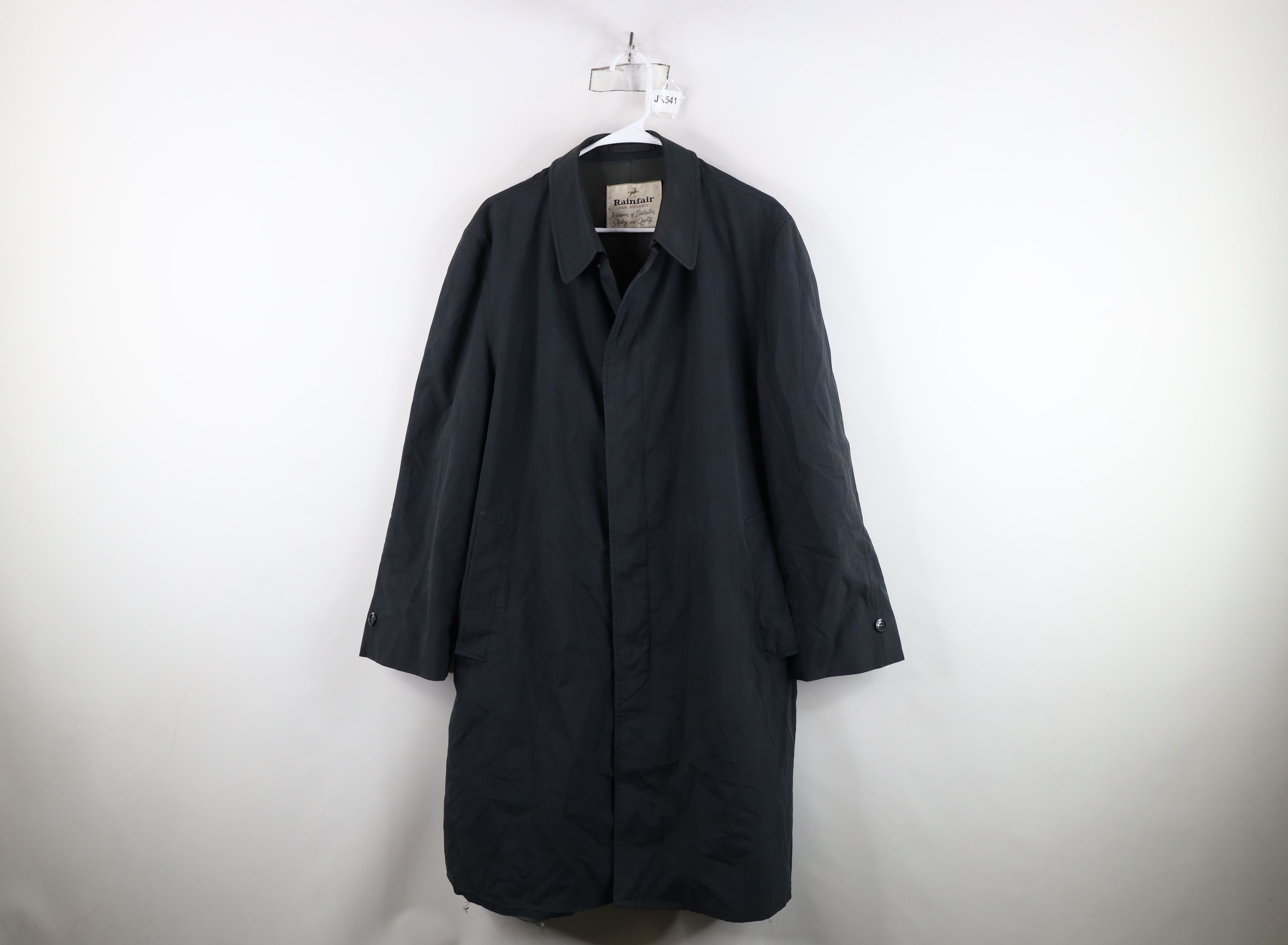 Vintage Vintage 50s 60s Streetwear Plaid Rain Coat Trench Coat USA Size US XXL / EU 58 / 5 - 1 Thumbnail