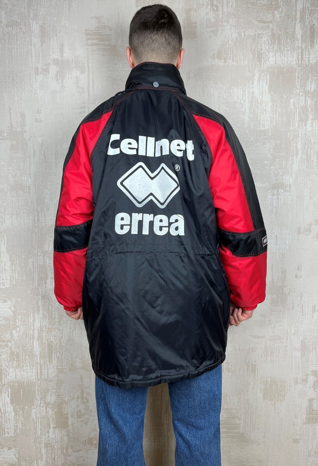 Errea 90's Middlesbrough FC Errea Winter Parka Jacket Soccer Size US XL / EU 56 / 4 - 18 Thumbnail