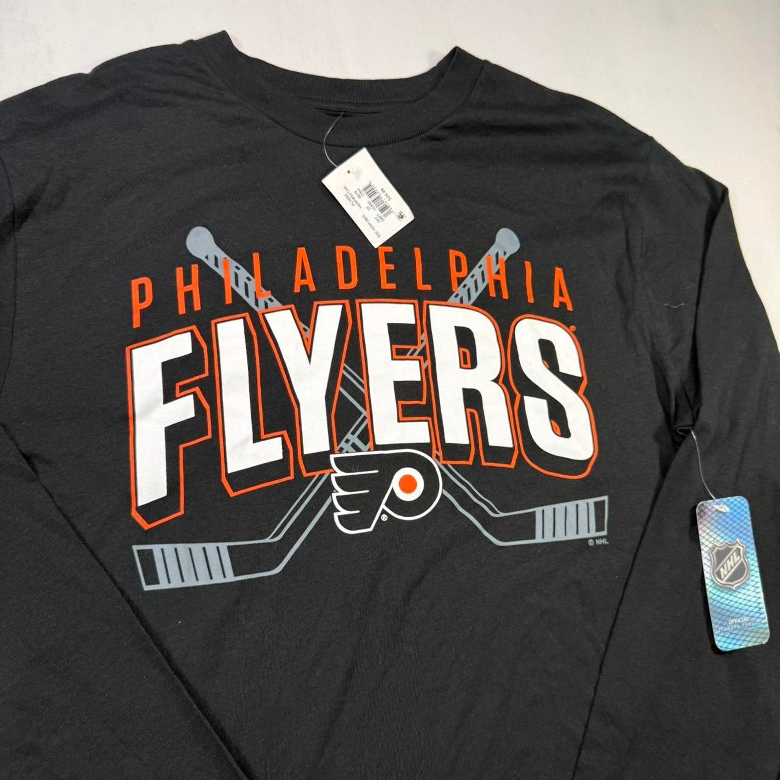 NHL NWT Black Philadelphia Flyers long sleeve shirt Size US M / EU 48-50 / 2 - 2 Thumbnail