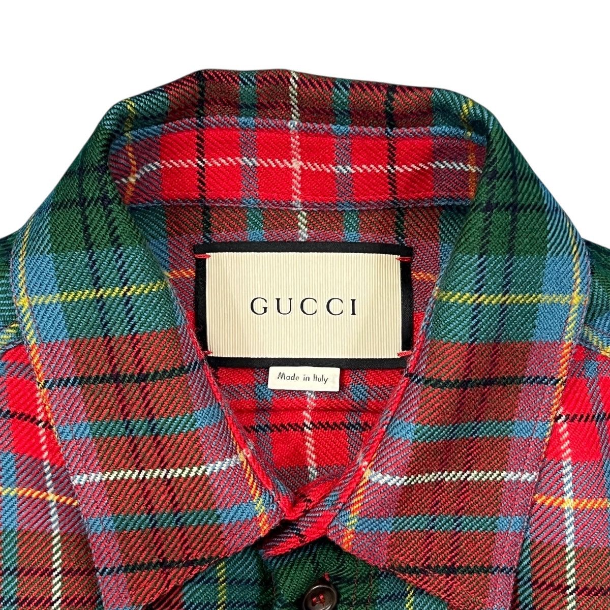 Gucci GUCCI 2018SS Cruise Alessandro Michele Check Shirts SAMPLE Size US M / EU 48-50 / 2 - 3 Thumbnail