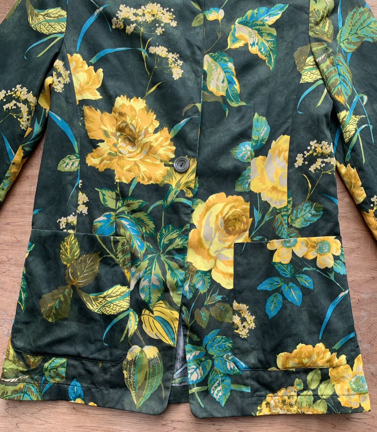 Vintage Vintage Mondi Business Floral Full Print Blazzer Size M / US 6-8 / IT 42-44 - 10 Thumbnail