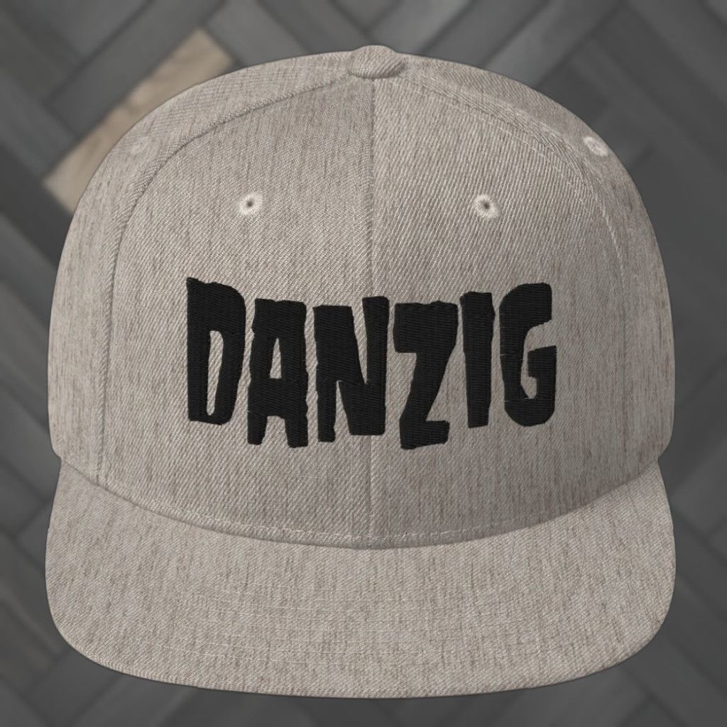 Logo 7 Danzig Logo Snapback Hat Grey Size ONE SIZE - 1 Preview