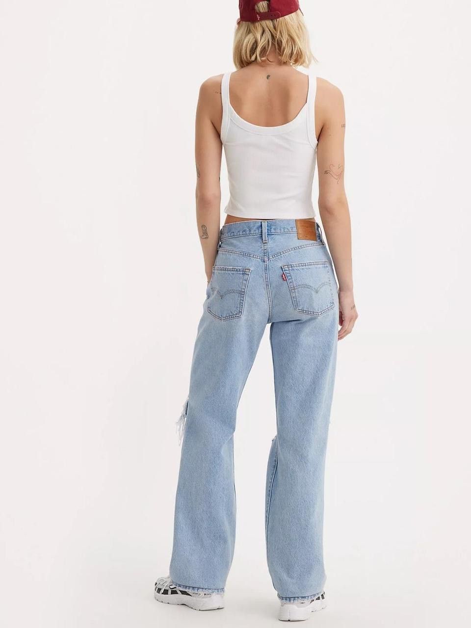 Levi's Levi’s Women’s 501 ‘90s Denim Jeans 25” Light Wash Mid Rise Size 25" / US 0 / IT 36 - 6 Thumbnail