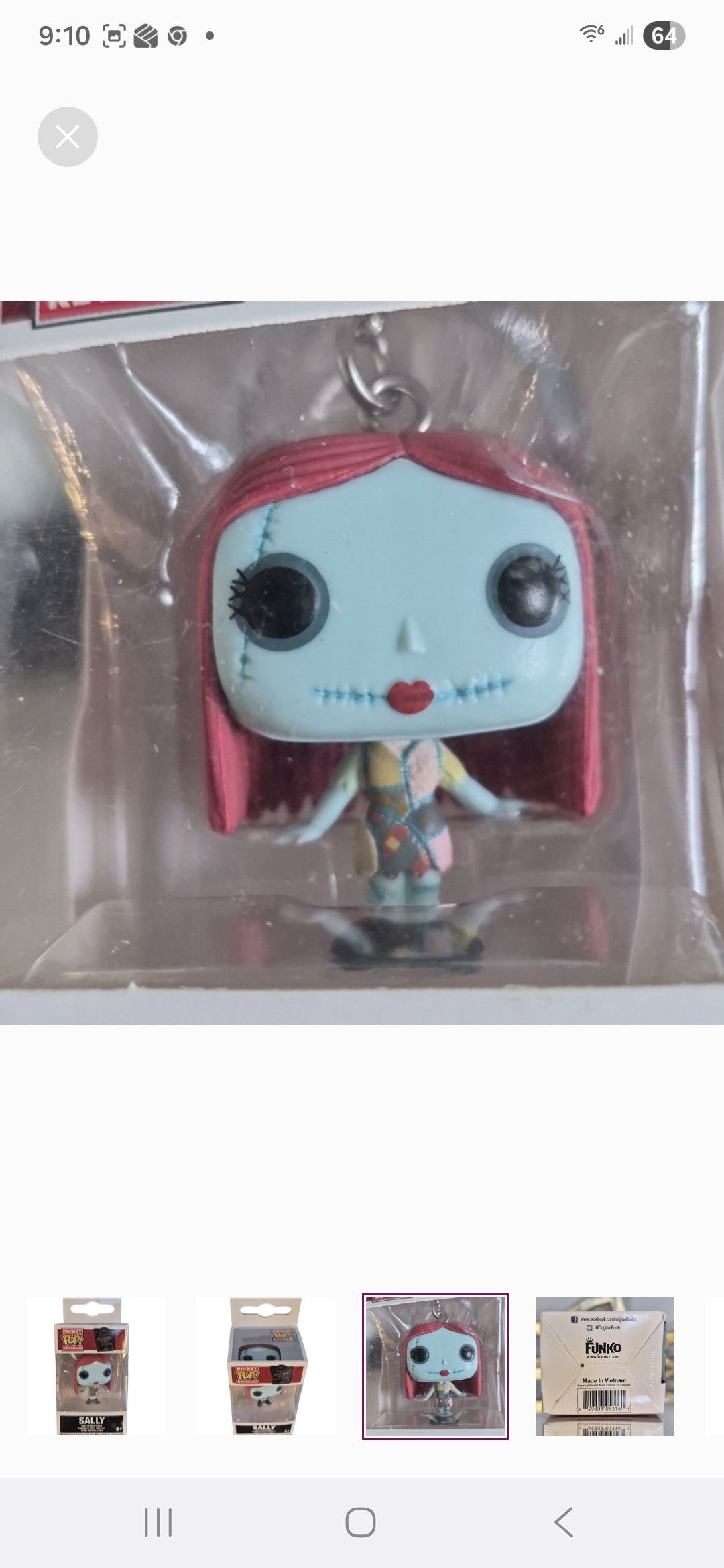 Other Disney's Nightmare Before Christmas-SALLY PocketPOP Keychain Size ONE SIZE - 1 Thumbnail