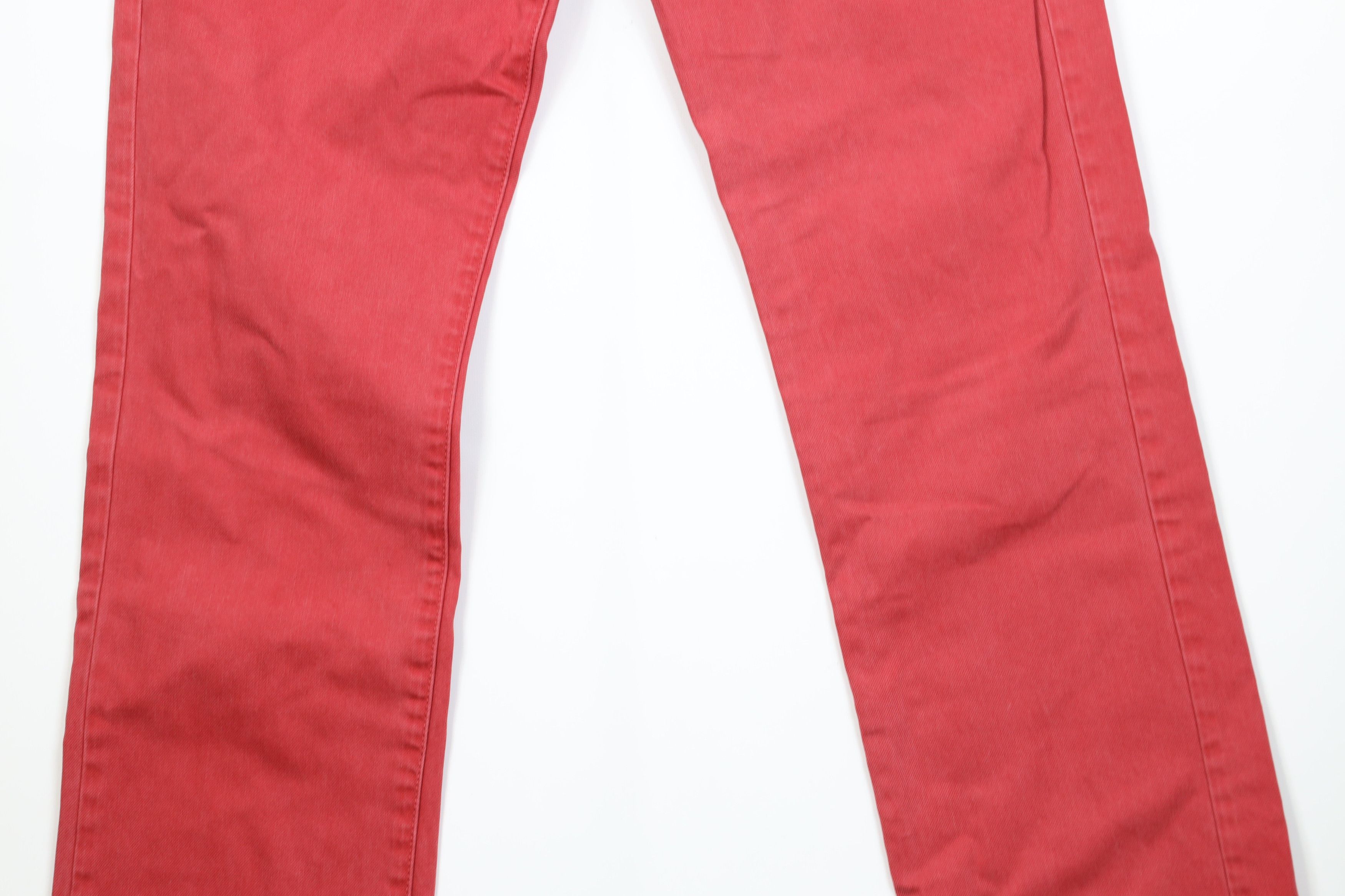 Express Express Rocco Slim Fit Skinny Leg Denim Jeans Red Cotton Size US 32 / EU 48 - 3 Thumbnail