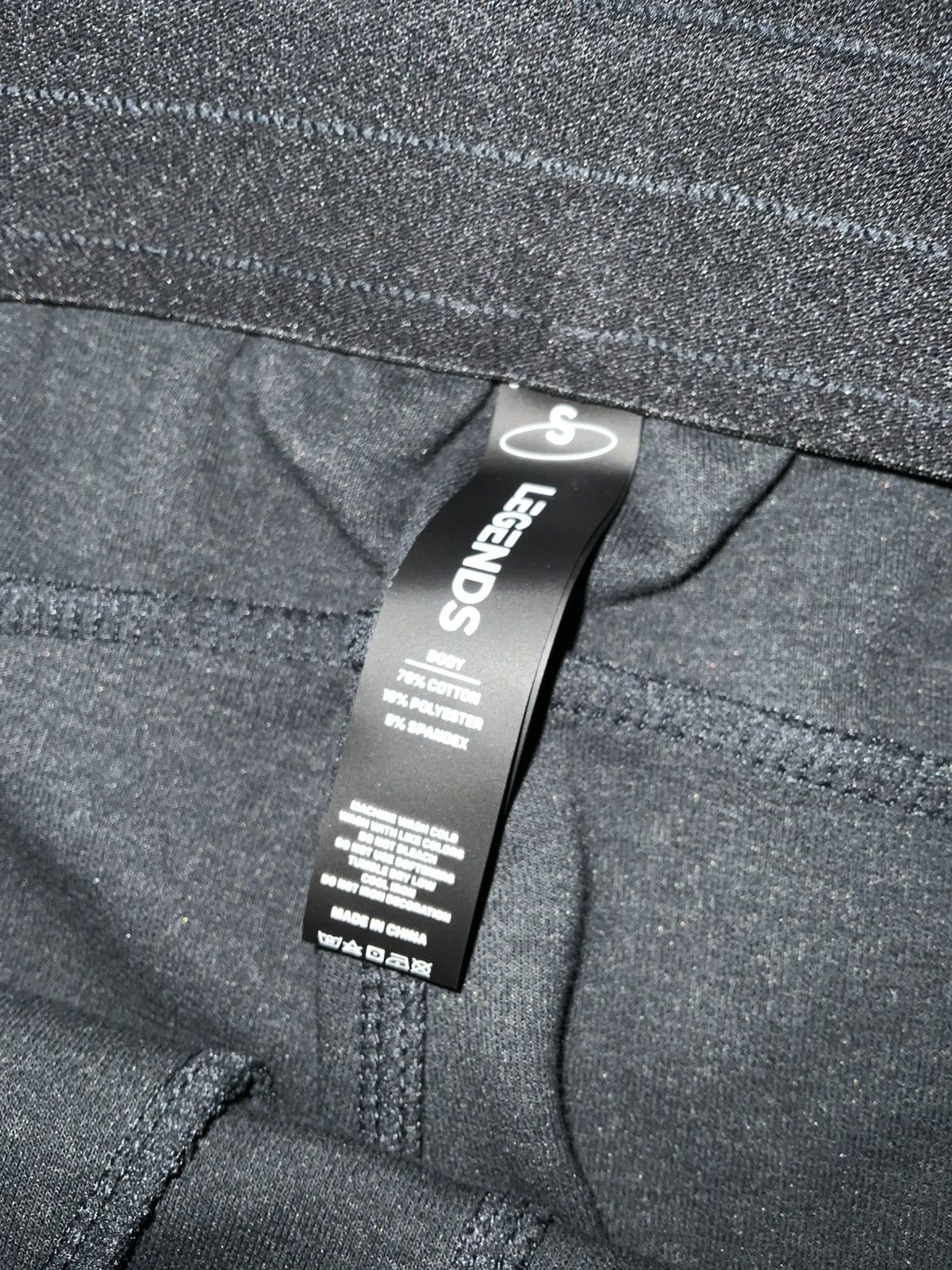 Other Legends Black Performance Tech Gym Tapered Track Pants Size US 30 / EU 46 - 4 Thumbnail