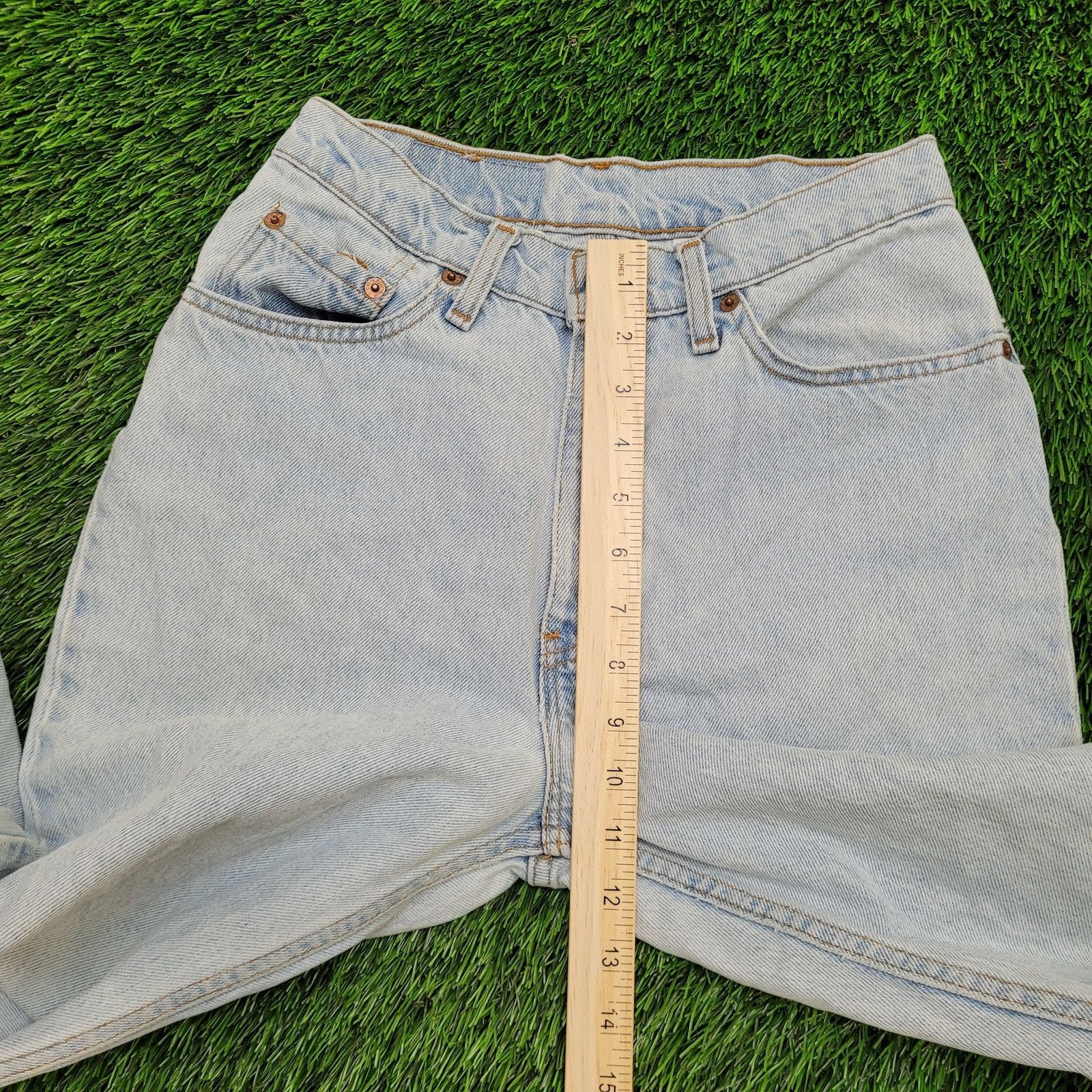 Levi's VTG LEVIS 512 Highrise Jeans Womens 4 26x30 USA Light Wash Size 27" / US 4 / IT 40 - 9 Thumbnail