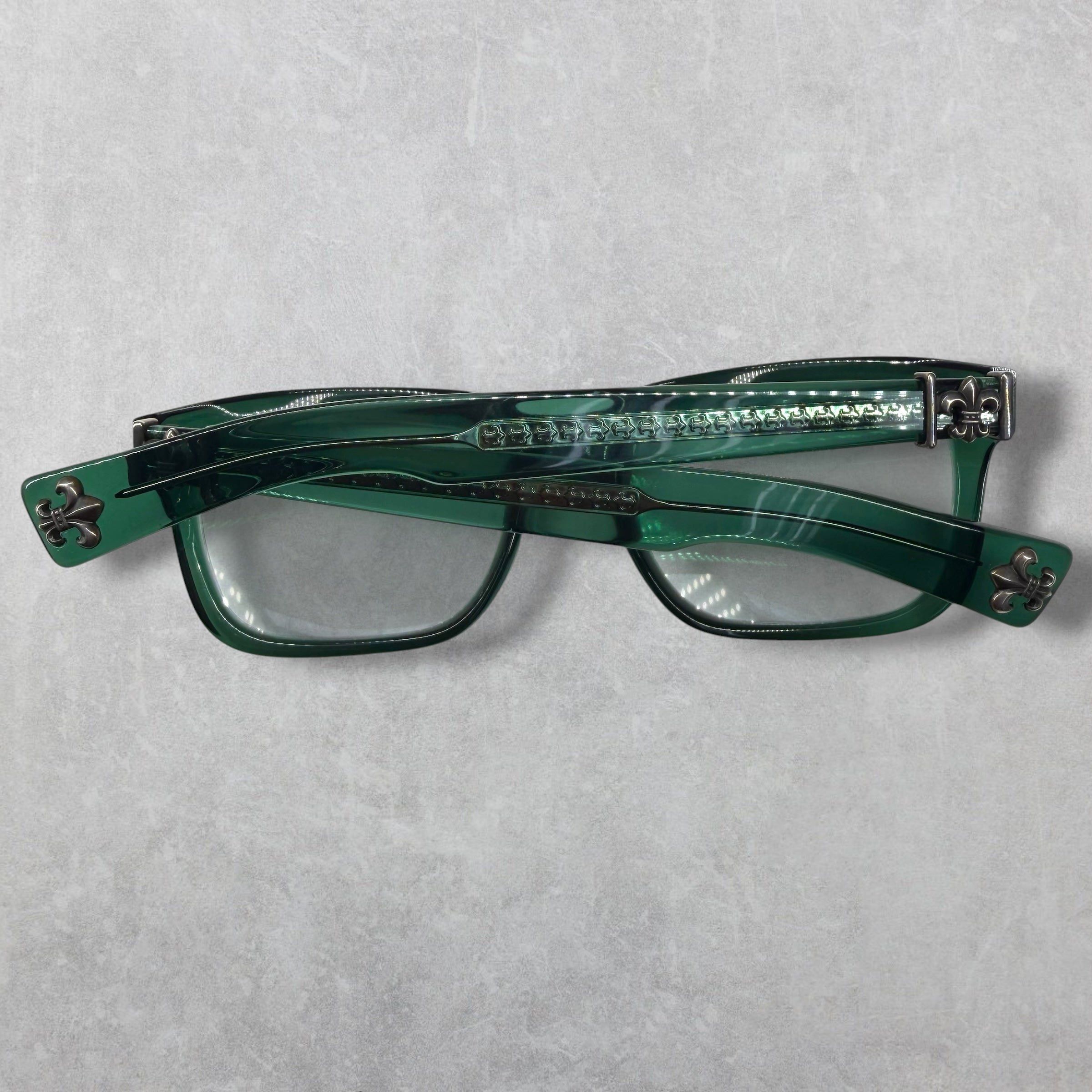Chrome Hearts Chrome Hearts See You In Tea Marine Green Glasses Size ONE SIZE - 4 Thumbnail