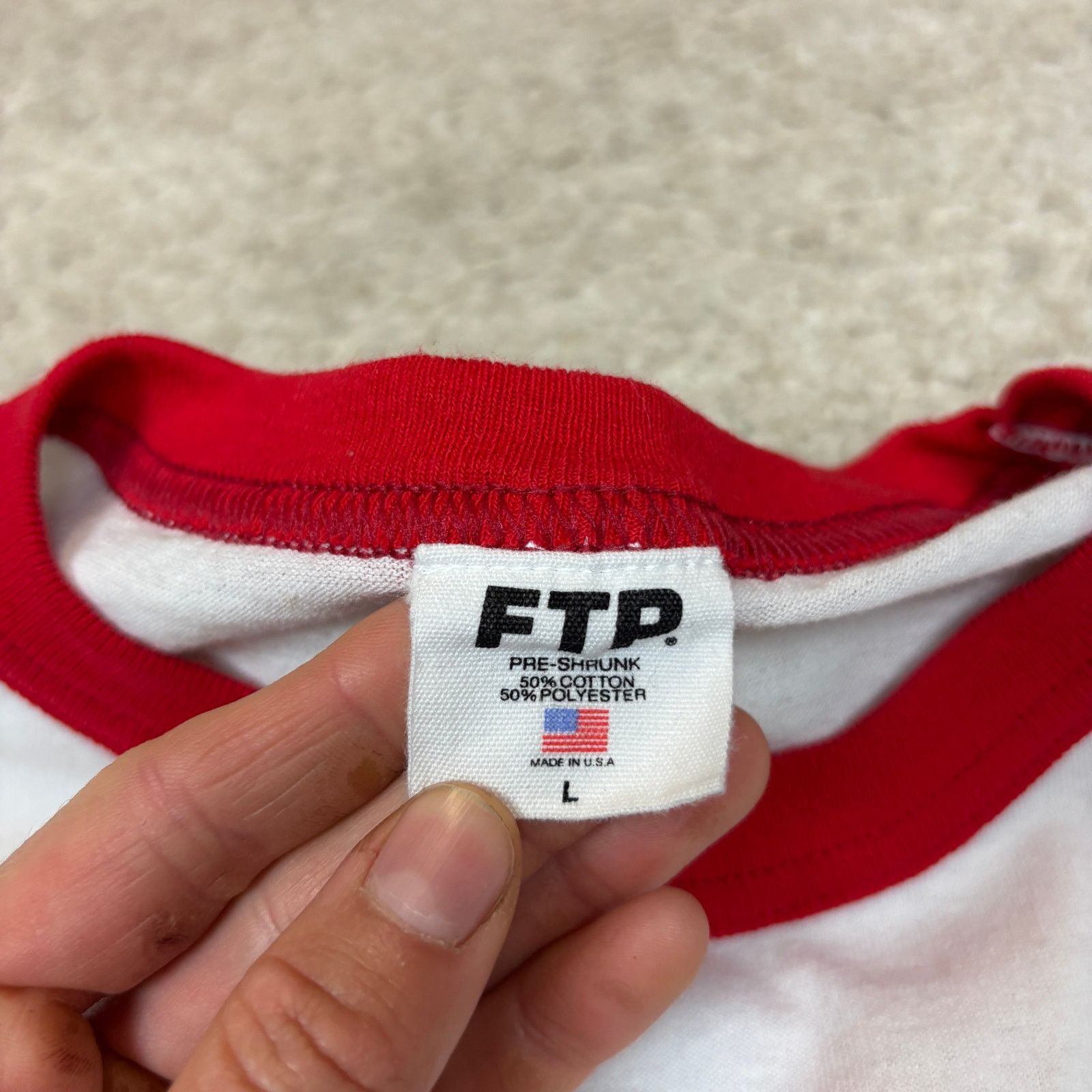 Fuck The Population FTP F*ck the Population Logo Ringer Tee Shirt Men's Large Size US L / EU 52-54 / 3 - 5 Thumbnail