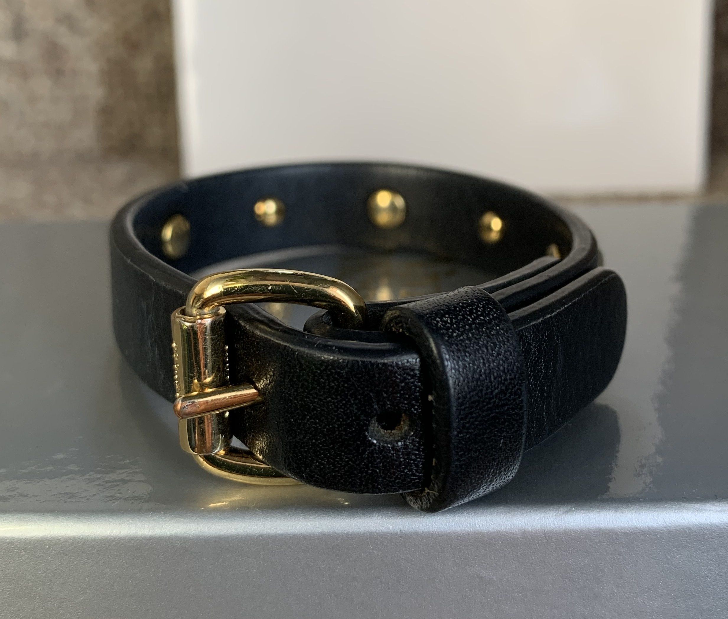 Vivienne Westwood S/S 2019 Vivienne Westwood Norfolk Leather Bracelet + Box Size ONE SIZE - 7 Thumbnail