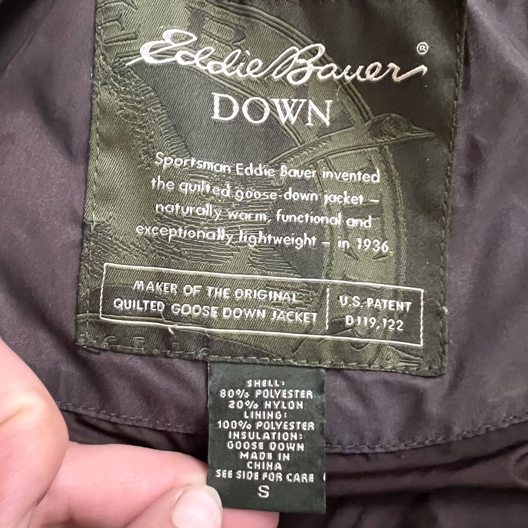 Eddie Bauer Eddie Bauer Womens Size Small Jacket Goose Down Brown Puffer Coat Size S / US 4 / IT 40 - 5 Thumbnail