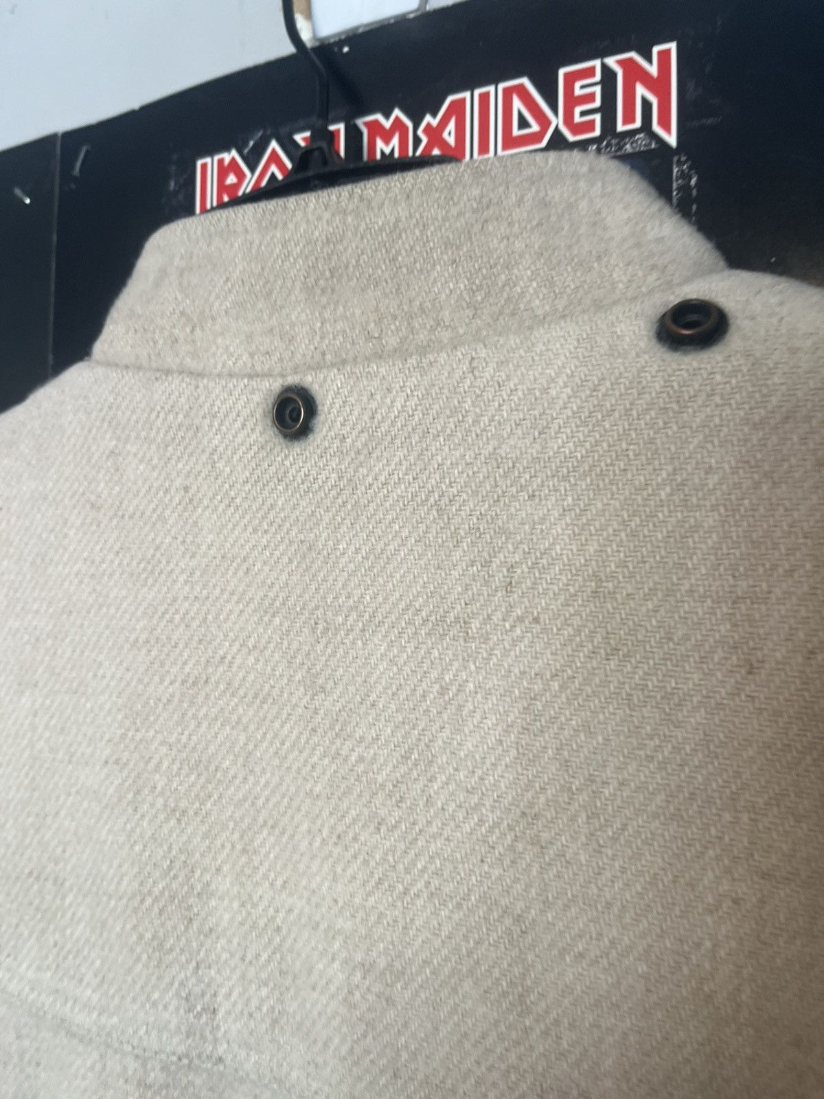 Other Vintage Y2K 2000’s Heavy Thick Cropped Wool Blend Jacket Size US L / EU 52-54 / 3 - 10 Thumbnail