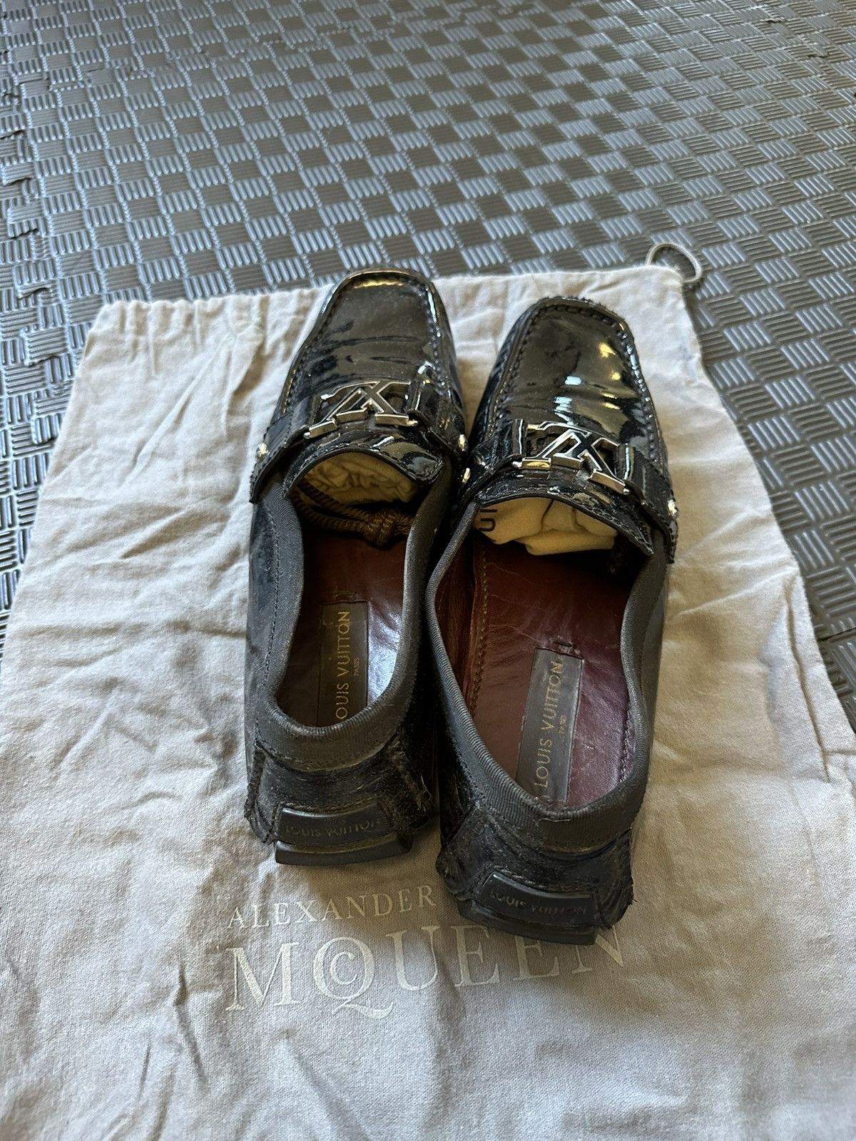 Louis Vuitton Black patent leather, Louis Vuitton drivers Size US 9 / EU 42 - 3 Thumbnail