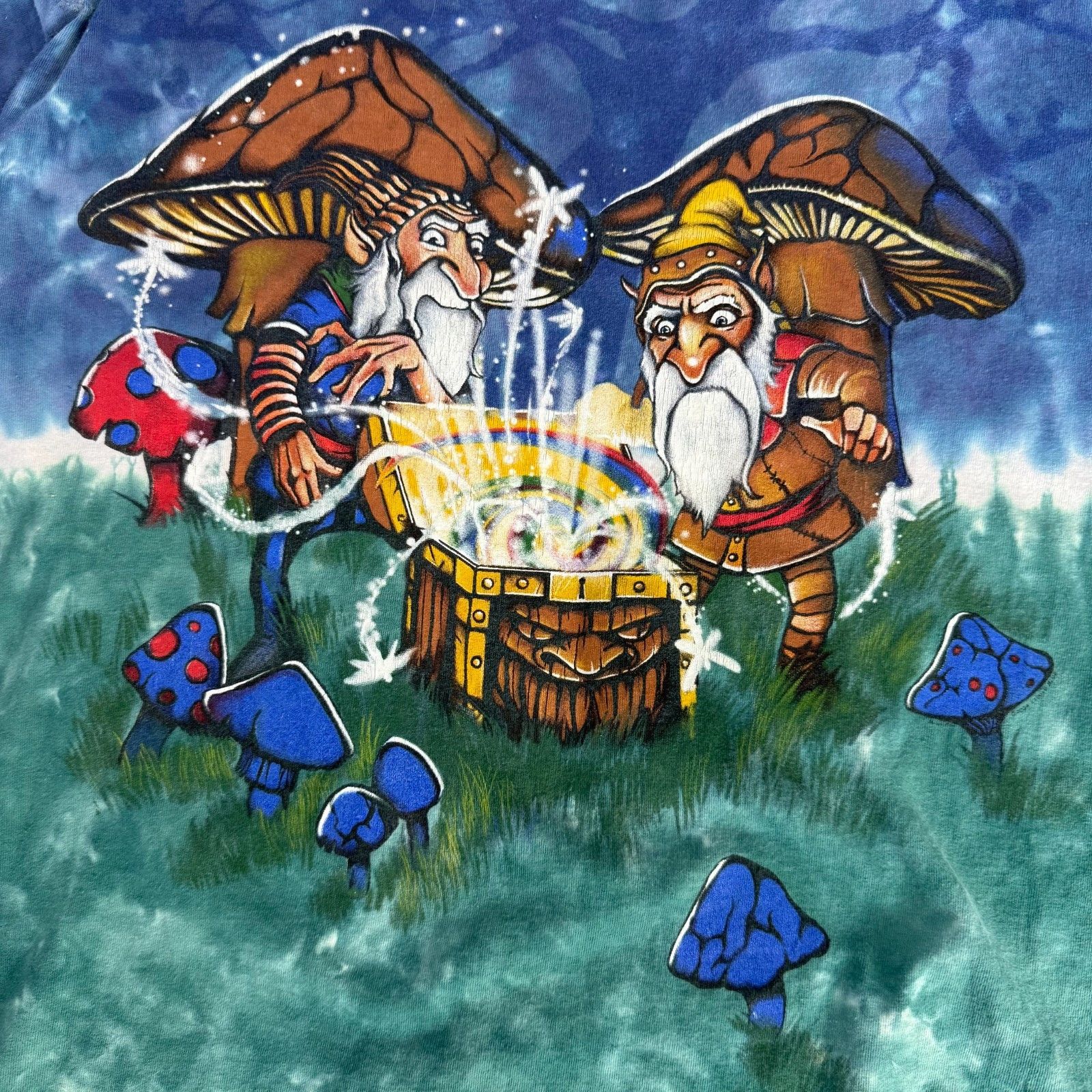 Grateful Dead × Liquid Blue Vintage 90's Liquid Blue Magic Mushroom Grateful Dead Size US L / EU 52-54 / 3 - 2 Thumbnail