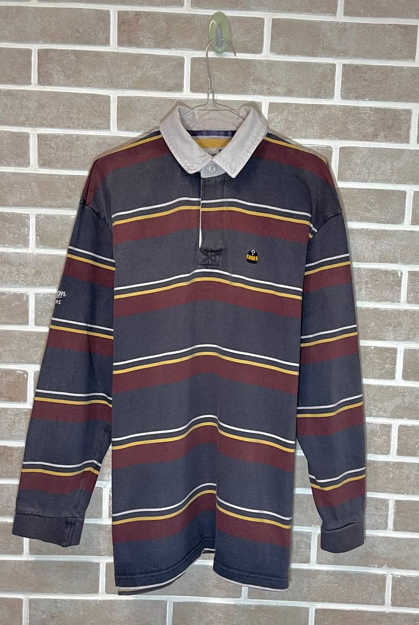 Cotton Traders Cotton Traders Rugby Shirts Striped polo Long Sleeve Vintage Size US XL / EU 56 / 4 - 1 Thumbnail