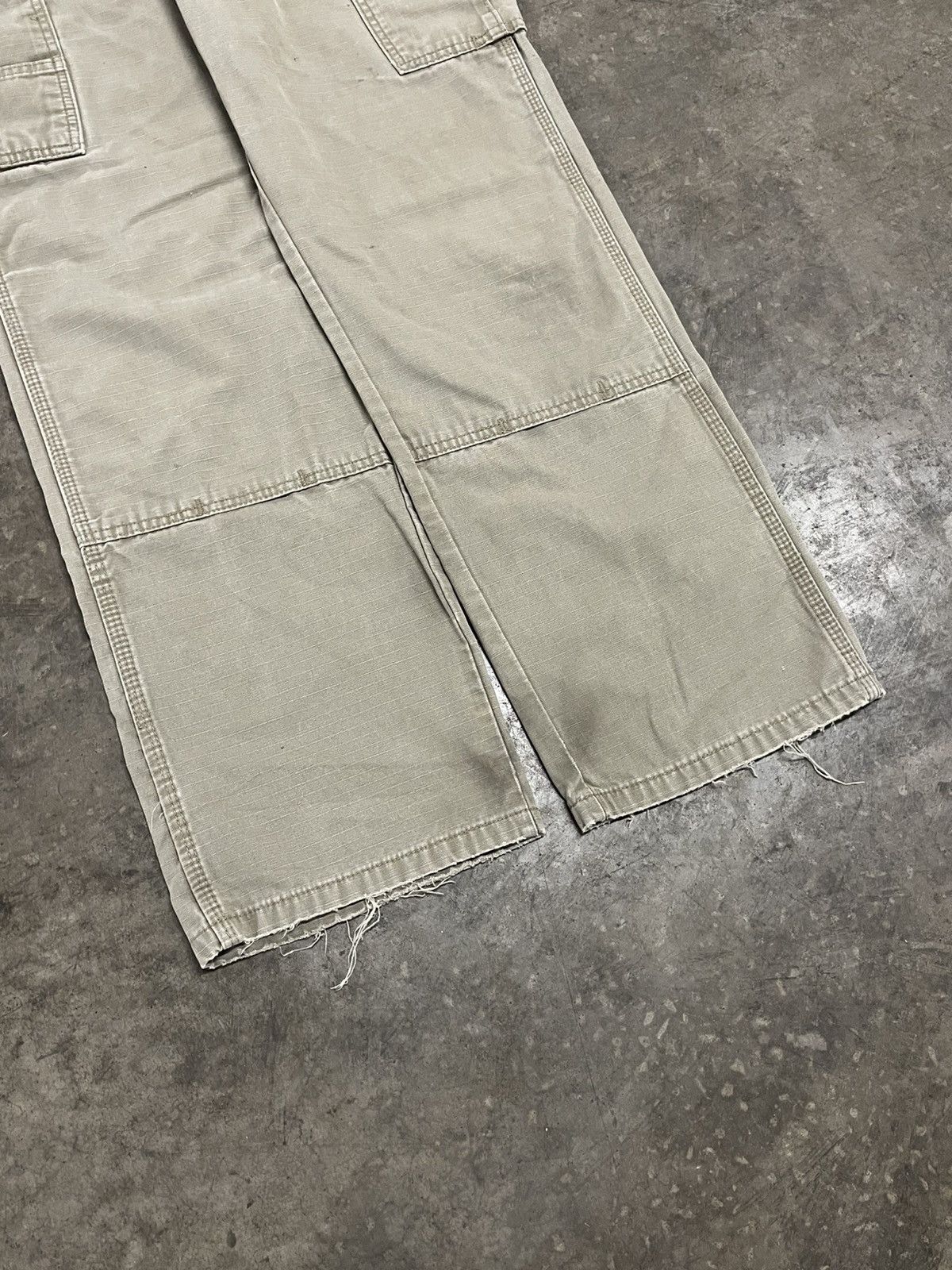 Vintage × Wrangler Wrangler wriggs canvas cargo workwear pants skater baggy Size US 32 / EU 48 - 6 Thumbnail