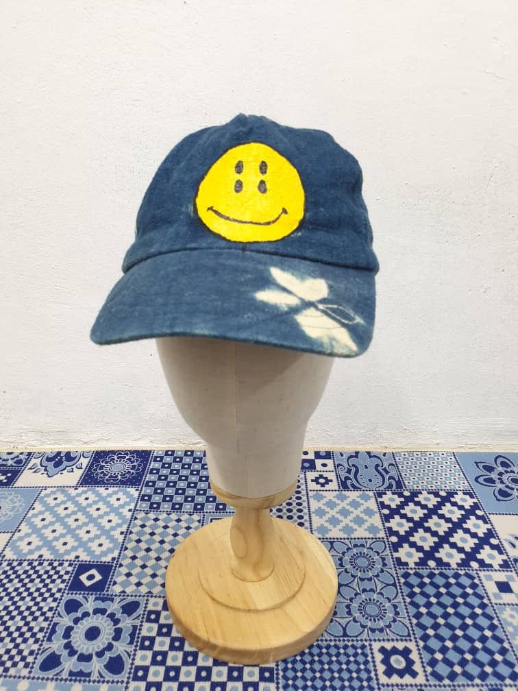Japanese Brand Inspired Japanese Custom made smiley cap Size ONE SIZE - 1 Thumbnail