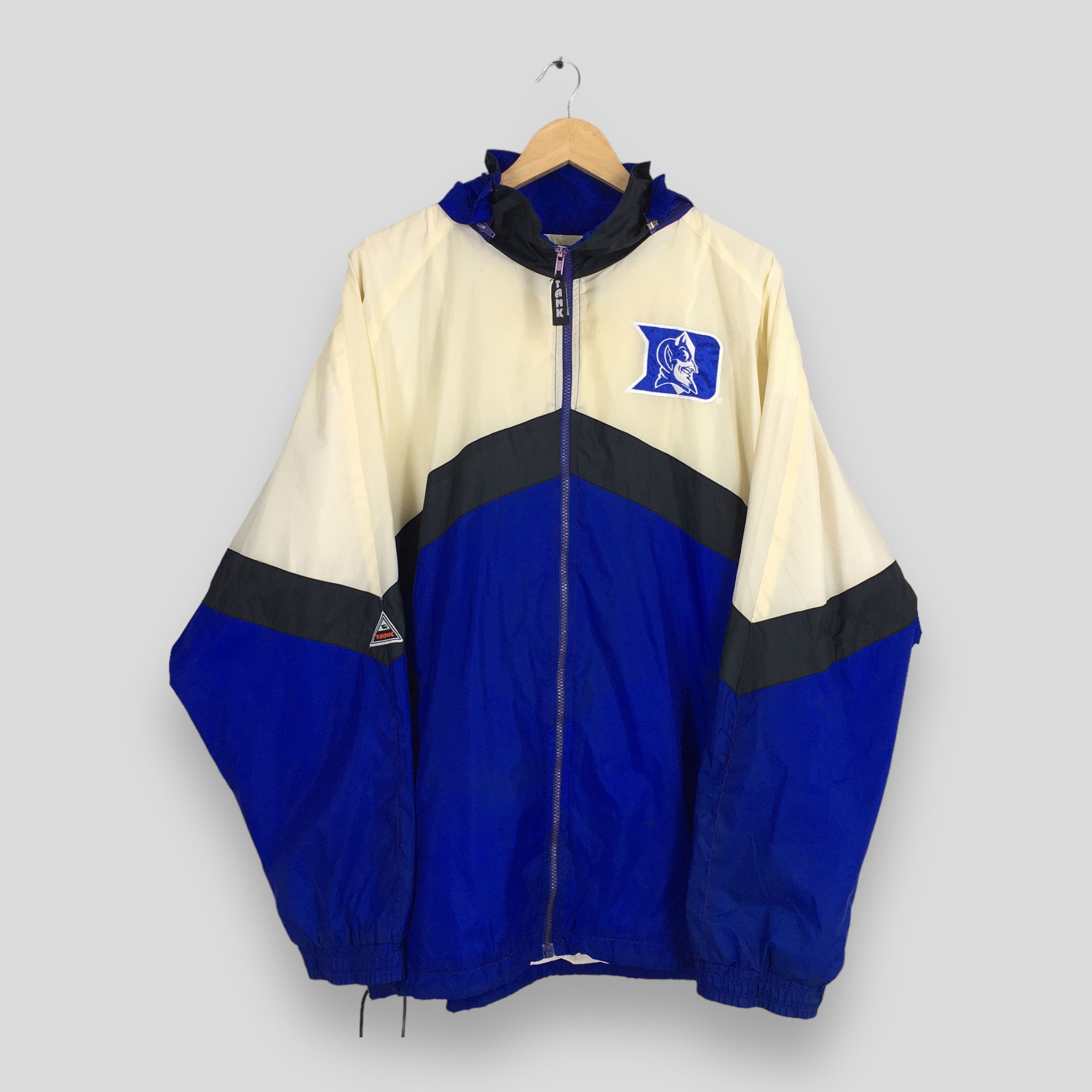 image of American College x NCAA Vintage 90's Duke Blue Devils NCAA Hoodie Jacket Xlarge, Men's