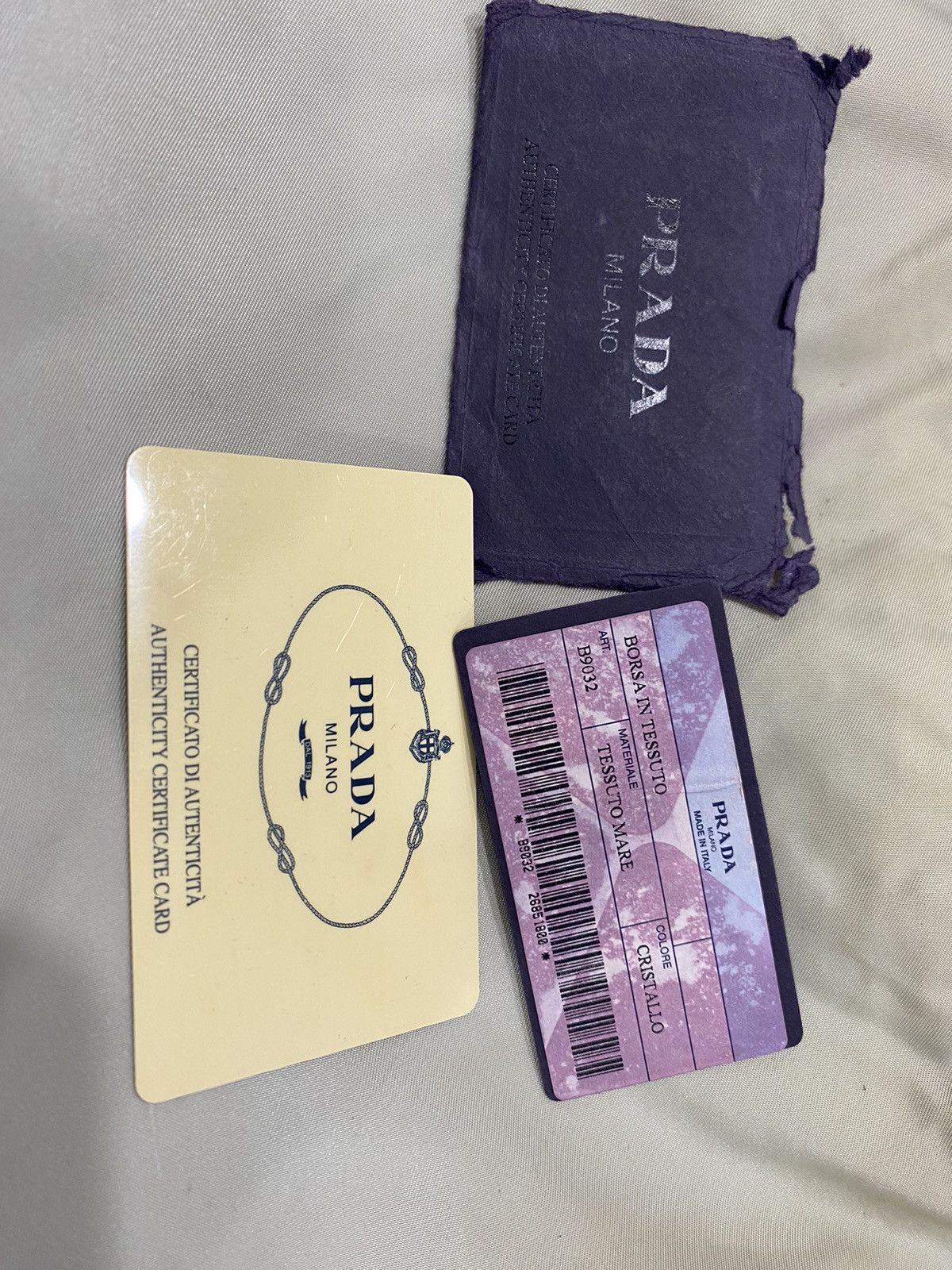 Prada AUTHENTIC PRADA BORSA IN TESSUTO MARE HAND BAG MADE IN ITALY Size ONE SIZE - 5 Thumbnail
