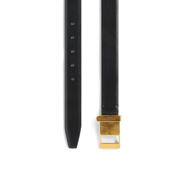 Balenciaga o1bcso1str0226 Size: 75 / Clip Belt In Black Size 30 - 1 Thumbnail