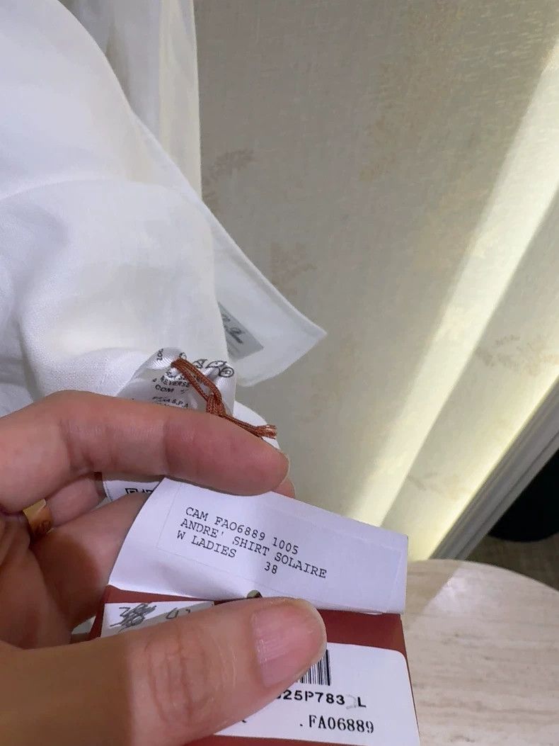 Loro Piana LORO PIANA White linen shirt Size XS / US 0-2 / IT 36-38 - 4 Thumbnail