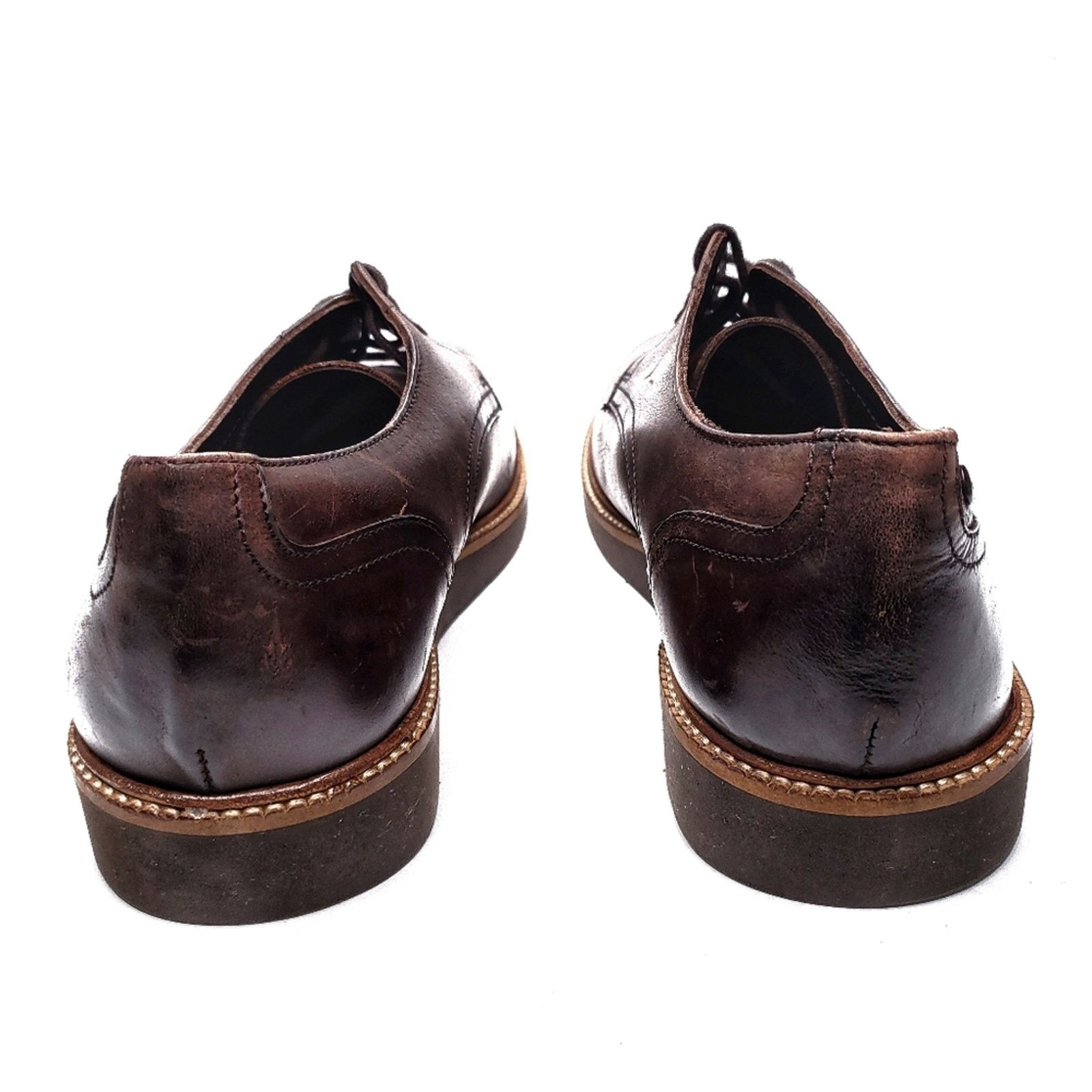 Base London Base London Draco Derby Shoes in Brown Leather Size US 11 / EU 44 - 5 Thumbnail