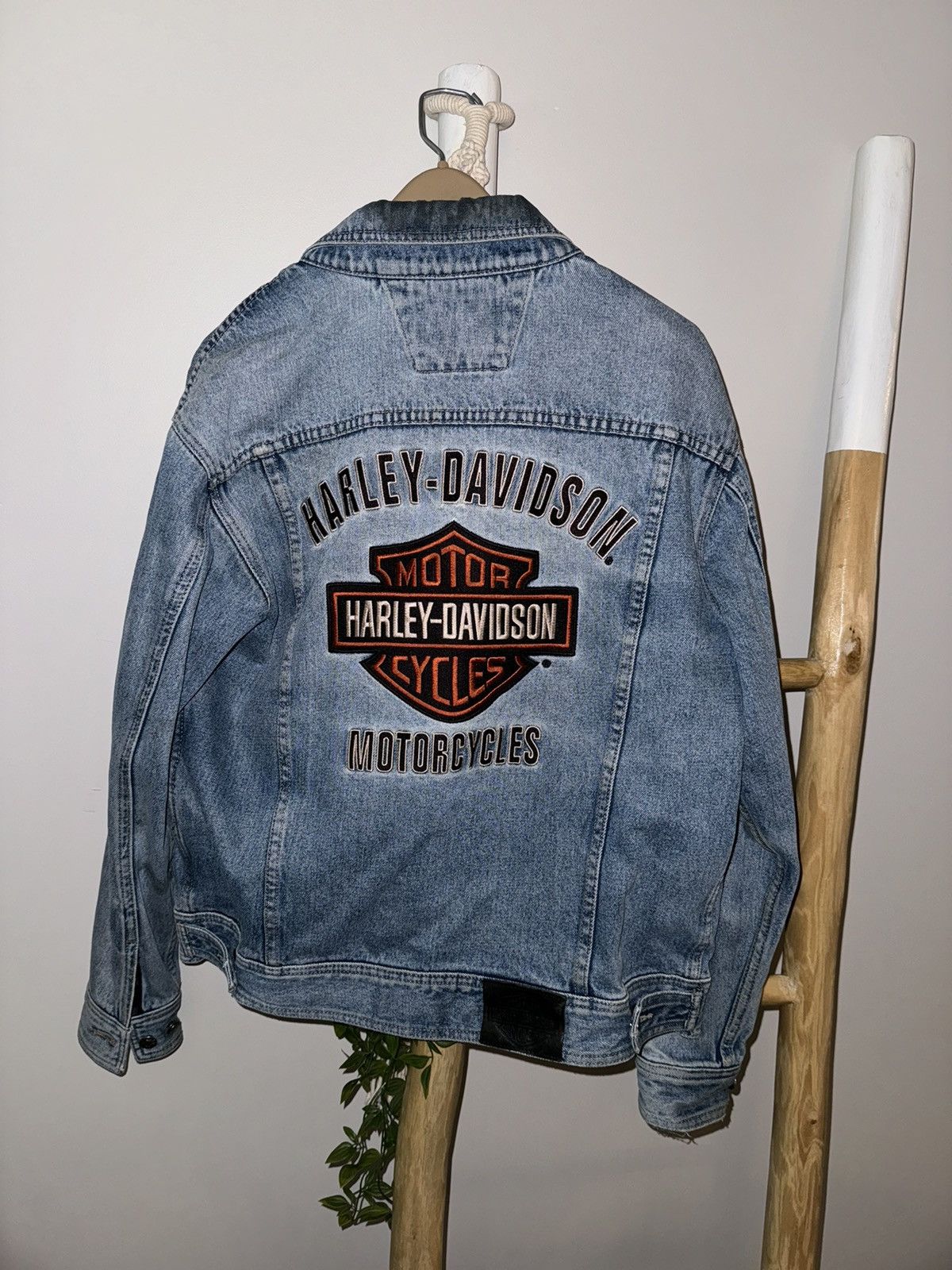 Harley Davidson Harley Davidson Denim Jean Jacket Size US M / EU 48-50 / 2 - 7 Thumbnail