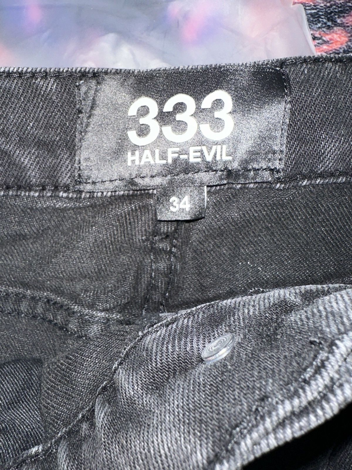 Half Evil Half Evil Black Denim Size US 34 / EU 50 - 5 Thumbnail
