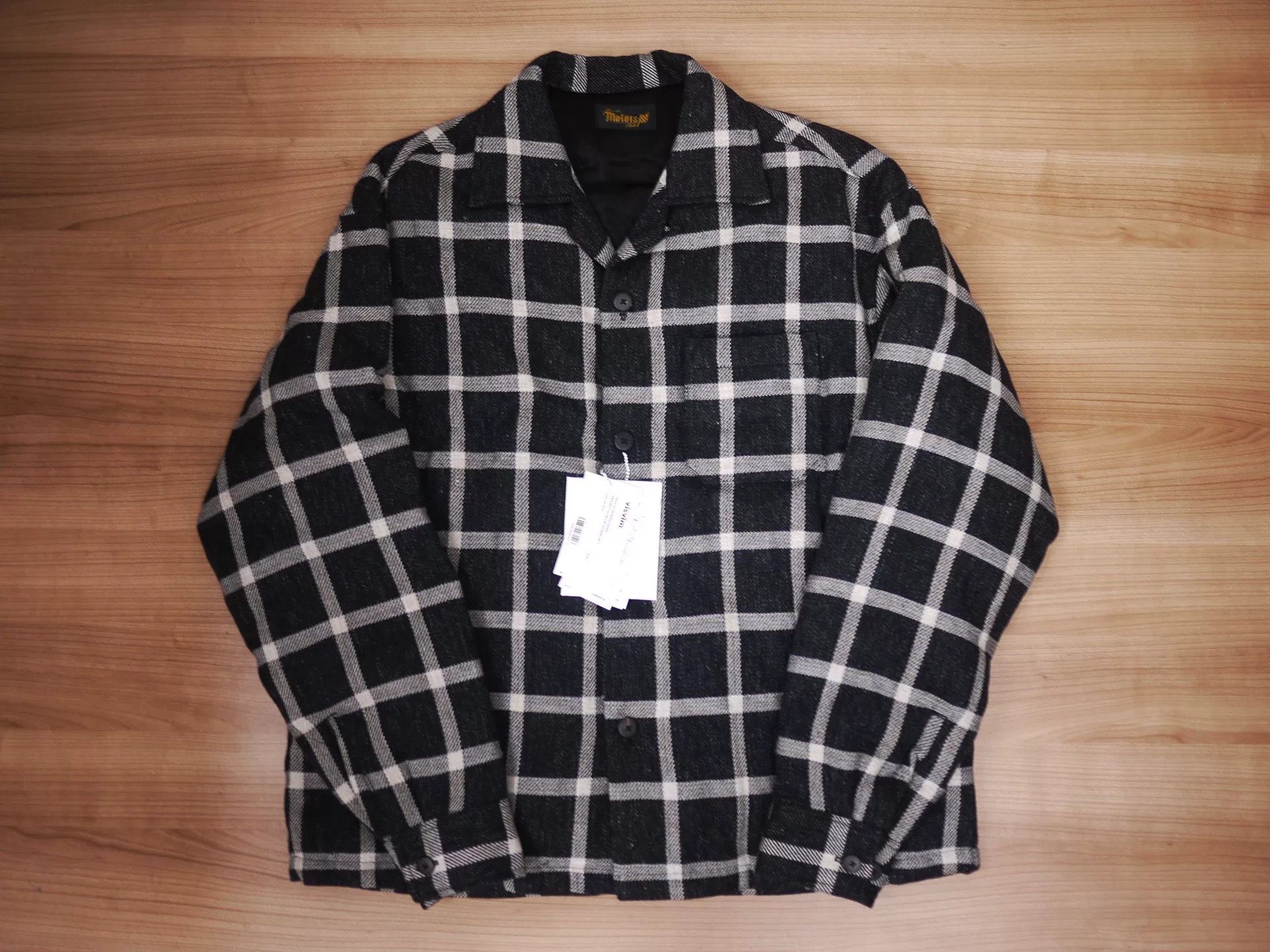 Visvim VISVIM KEESEY CHECK DOWN JACKET Beige | Grailed