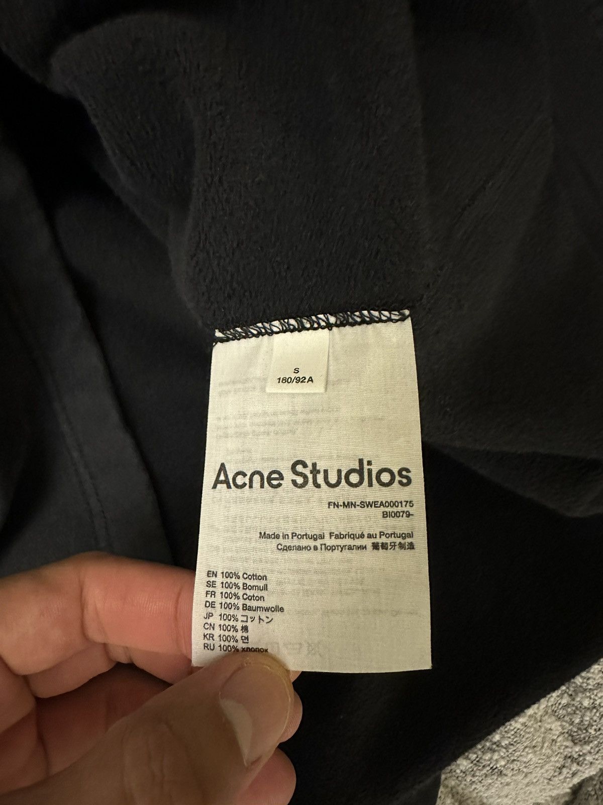 Acne Studios Acne Studios Small Logo Hoodie Size US S / EU 44-46 / 1 - 3 Thumbnail
