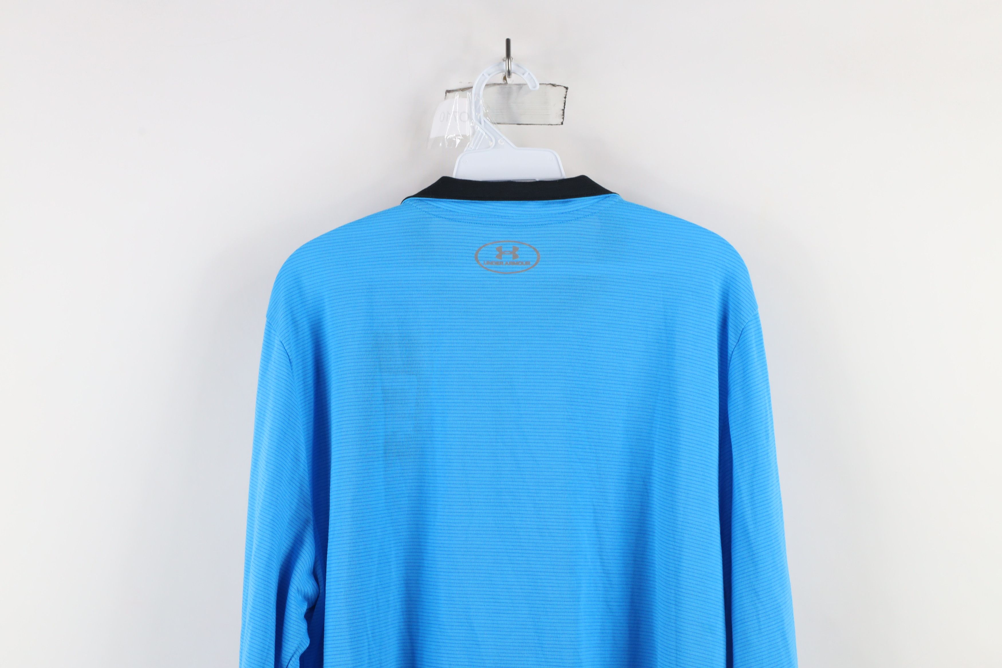Under Armour × Vintage New Under Armour Striped Half Zip Pullover Top Jacket Blue Size US XL / EU 56 / 4 - 11 Thumbnail