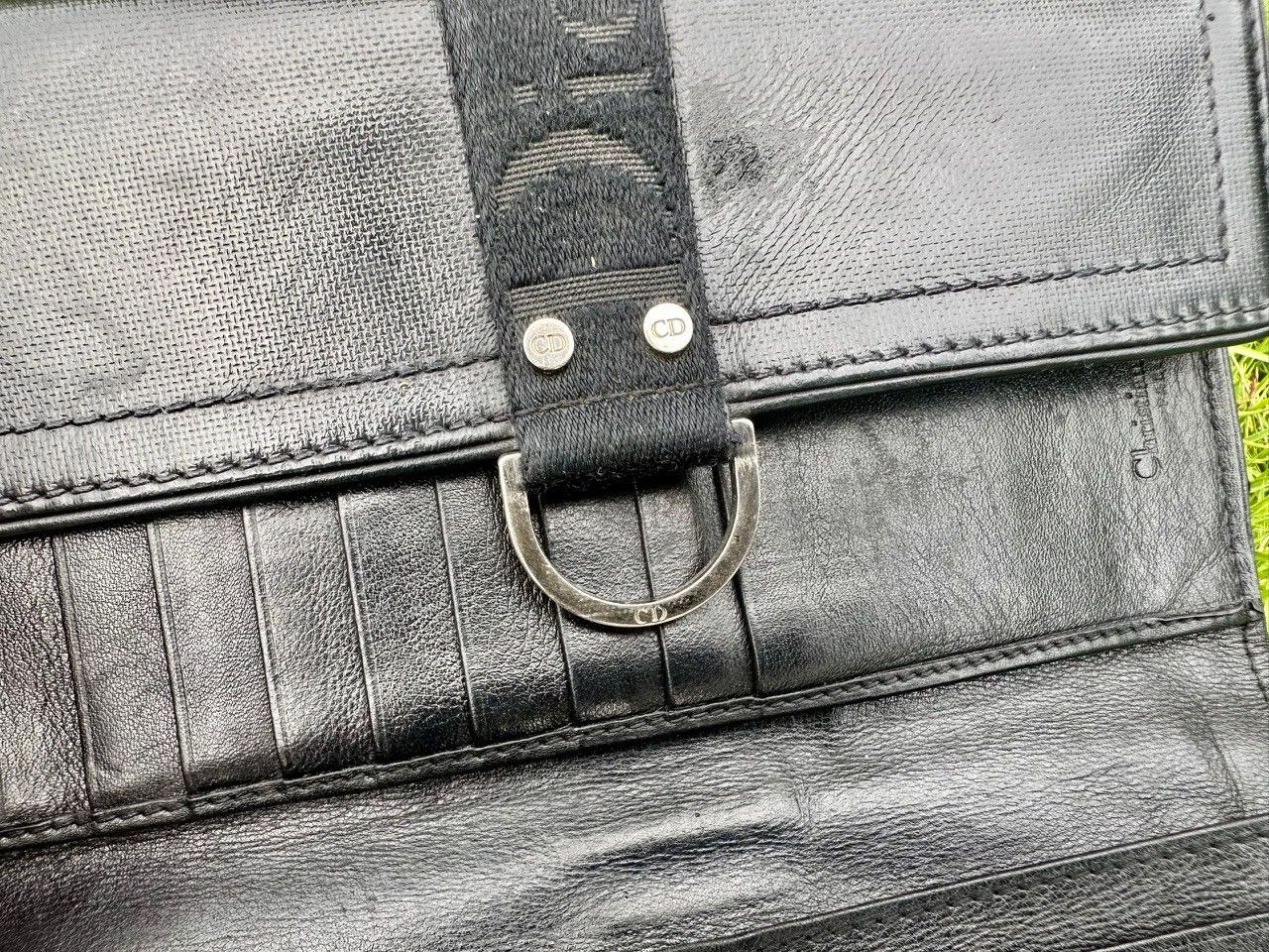 Christian Dior Monsieur × Dior Authentic Christian Dior Hardcore Leather Wallet Size ONE SIZE - 10 Thumbnail