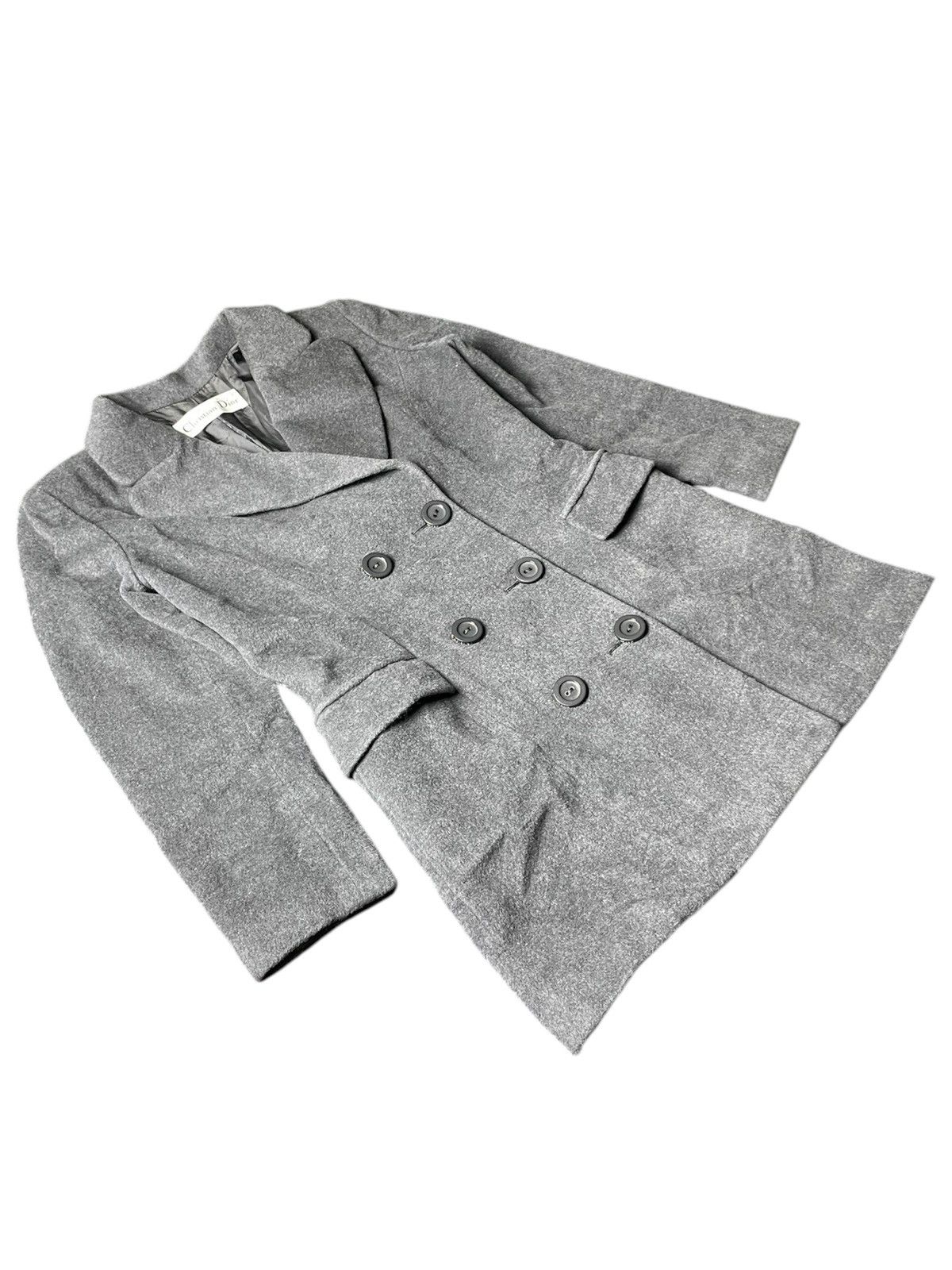 Christian Dior Monsieur × Dior × Hedi Slimane Christian Dior "KBT7A4000" Angora Wool Double Coat Size US M / EU 48-50 / 2 - 5 Thumbnail