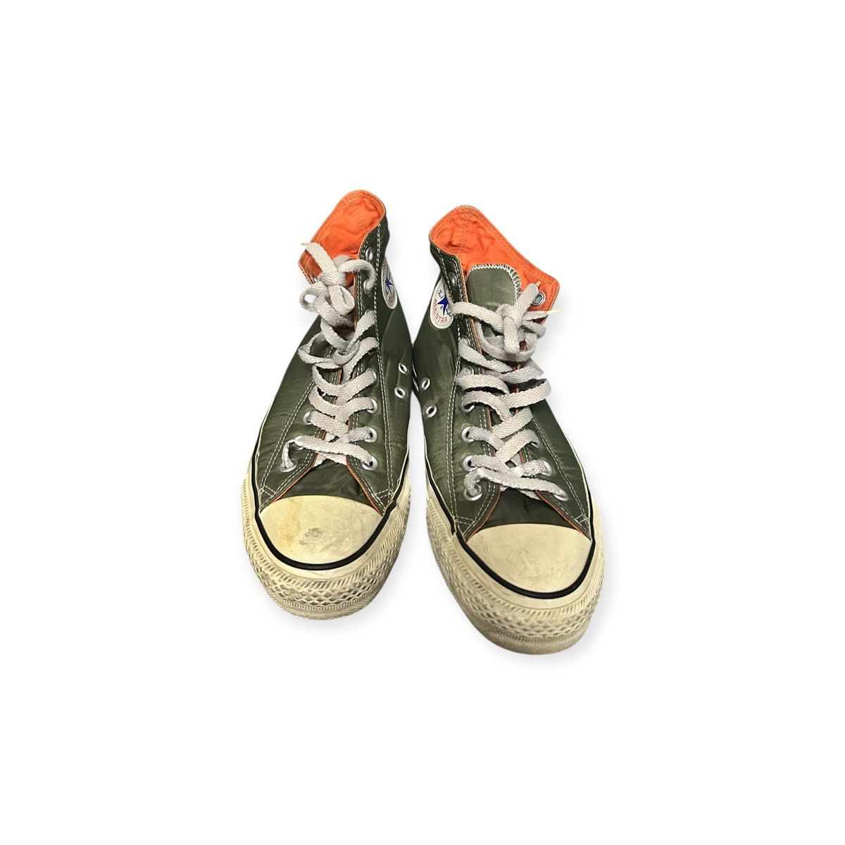 Converse Chuck Taylor Nylon Green Orange Size US 7.5 / EU 40-41 - 3 Thumbnail