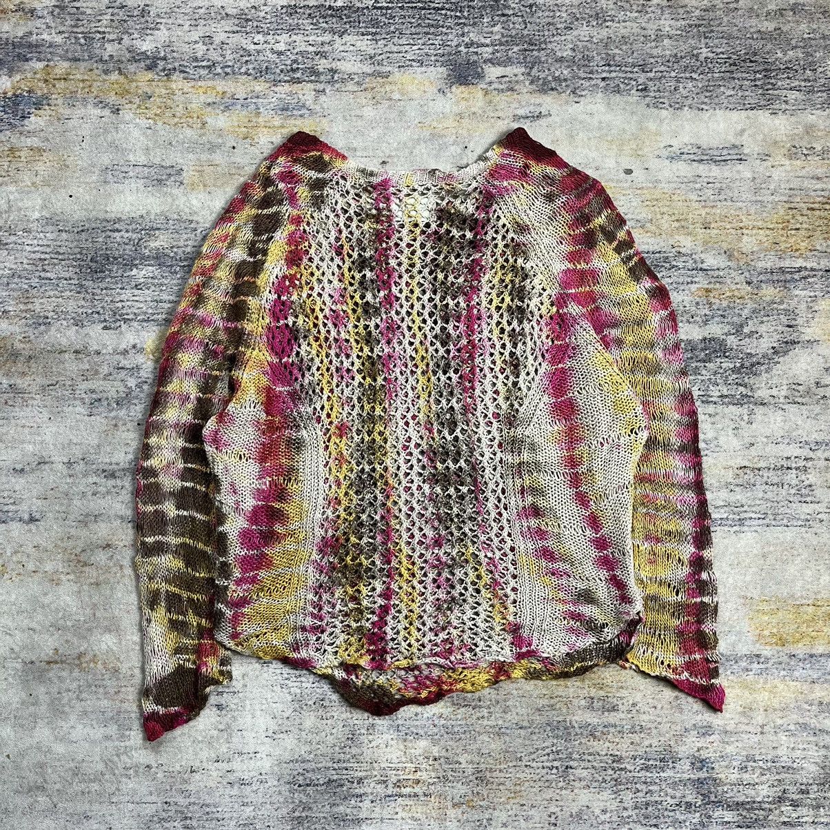 Zadig & Voltaire Y2k Zadig & Voltaire tye dye multicolor open knit Size M / US 6-8 / IT 42-44 - 2 Thumbnail