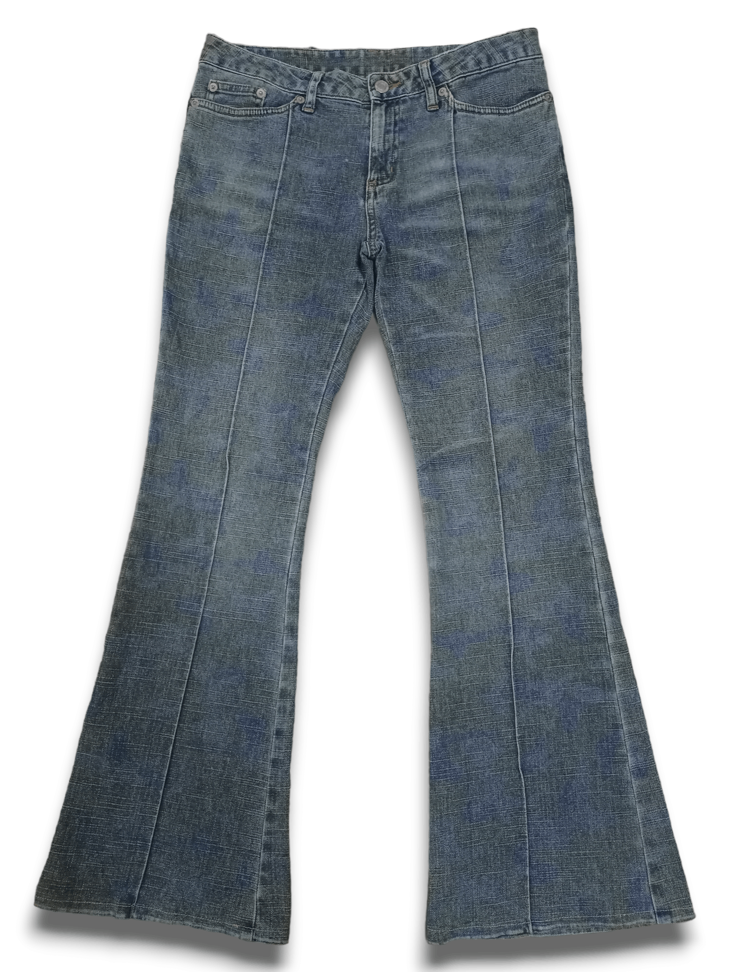 Japanese Brand Vintage Japanese Brand Camo Style Flare Jeans 30x29 Size US 30 / EU 46 - 1 Thumbnail