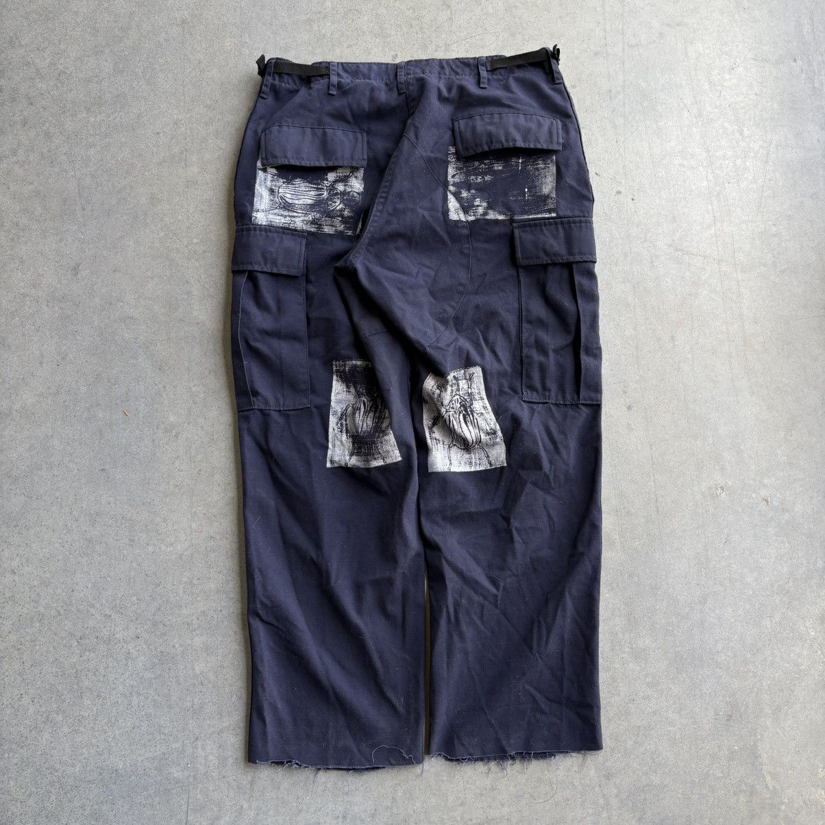 Other Vintage 90's Y2K Crazy Beetle Pants Military Cargo 31x32 Size US 31 - 9 Thumbnail