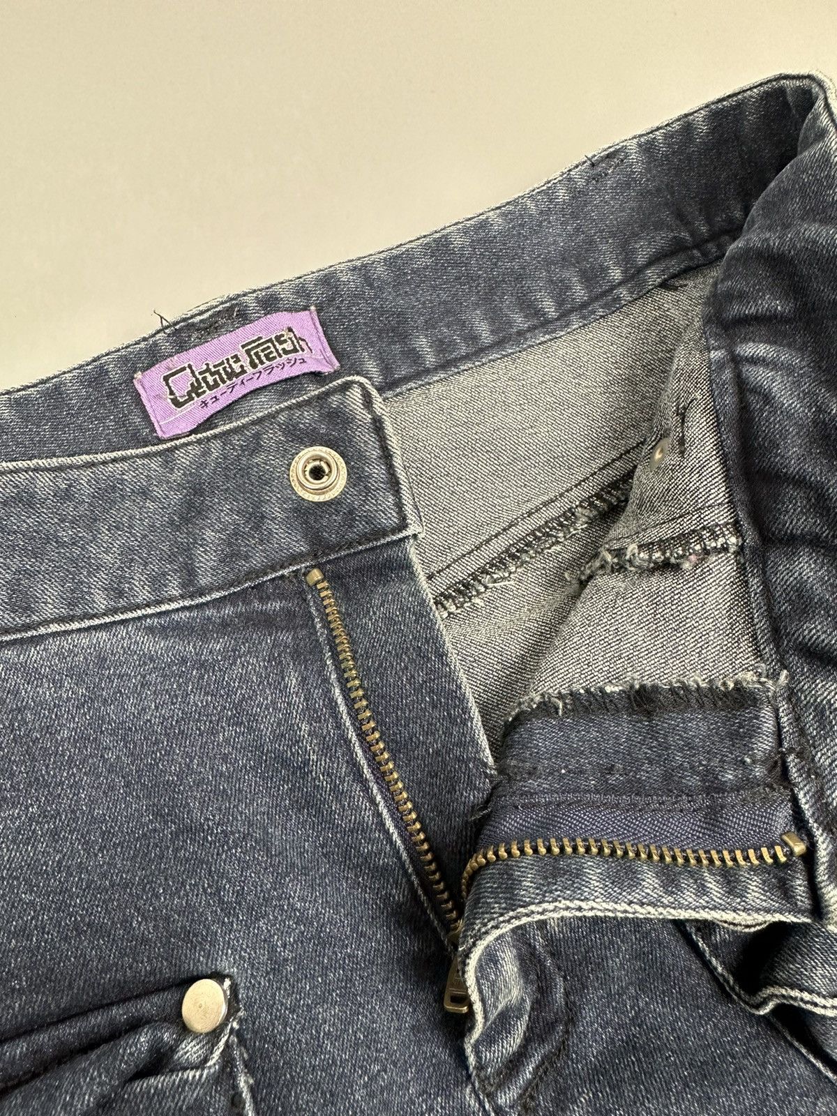 Japanese Brand × Seditionaries 🔥Rare🔥Cutie Flash Dragon Bondage Multipocket Flared Jeans Size US 29 - 14 Thumbnail