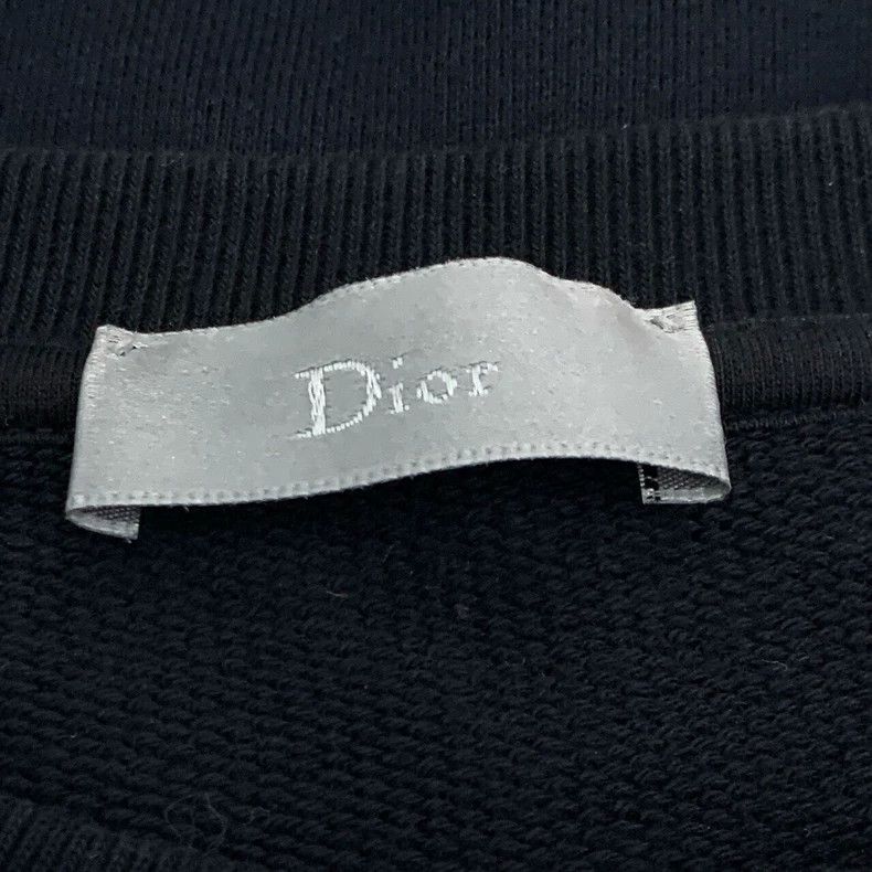 Dior Dior Logo slogan printed black round-neck cotton long-sleev Size US XXS / EU 40 - 6 Thumbnail