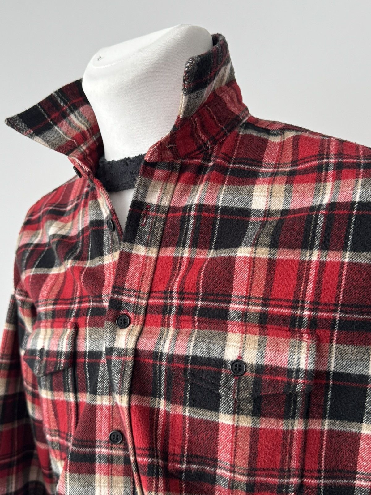 Saint Laurent Paris Saint Laurent Paris 2018 Cotton Checked Flannel Shirt Size US S / EU 44-46 / 1 - 4 Thumbnail