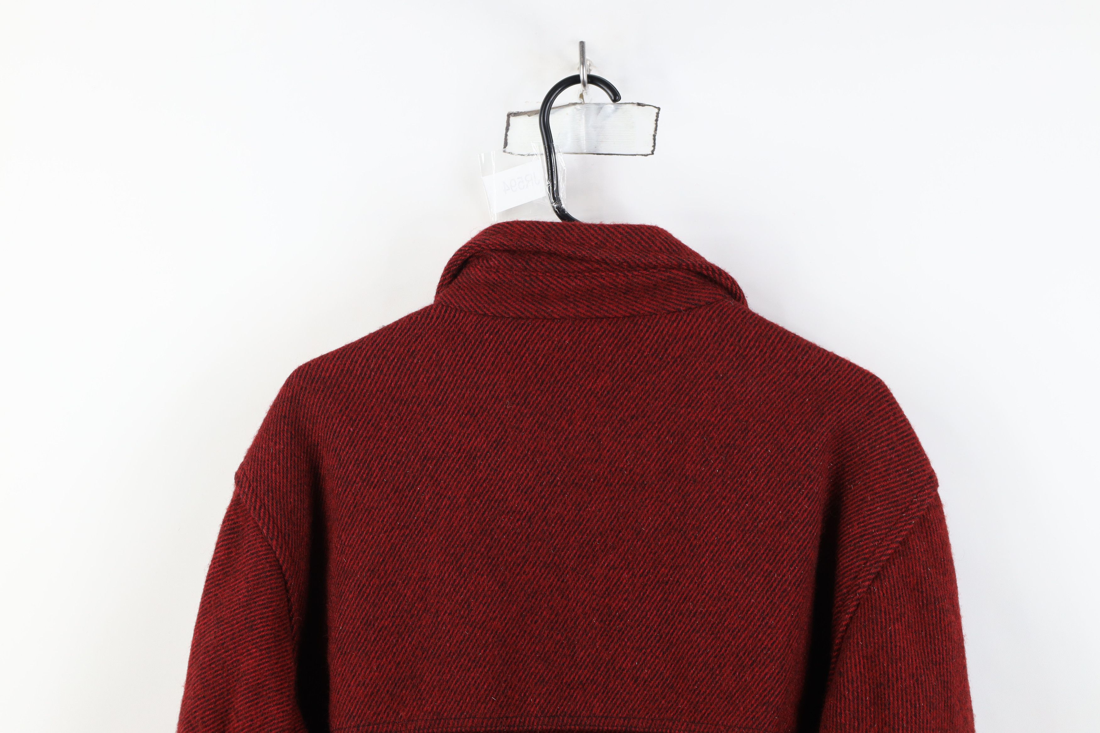 Woolrich Woolen Mills Vintage 70s Woolrich Whipcord Duster Cruiser Jacket Red USA Size US XL / EU 56 / 4 - 14 Thumbnail
