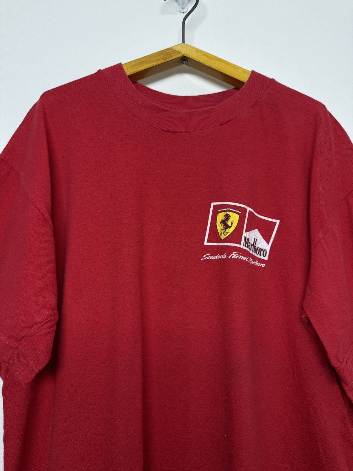 Hanes Vintage Ferrari Marlboro Men Racing T-Shirt 90’s Size US L / EU 52-54 / 3 - 2 Thumbnail